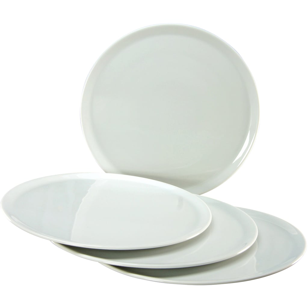 CreaTable Pizzateller »Essteller«, (Set, 4 St.)