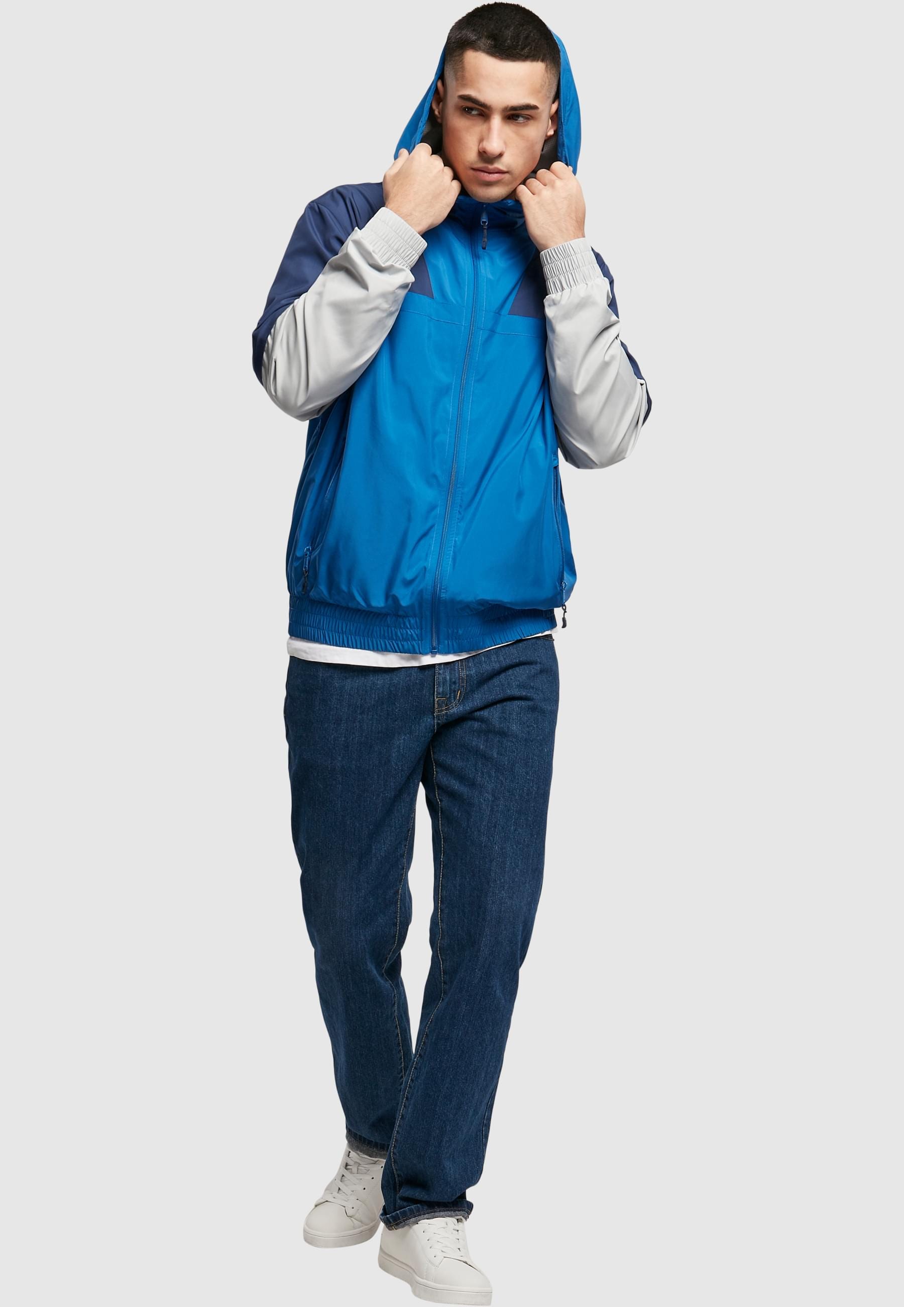 URBAN CLASSICS Allwetterjacke »Urban Classics Herren Zip Away Track Jacket«, (1 St.), mit Kapuze