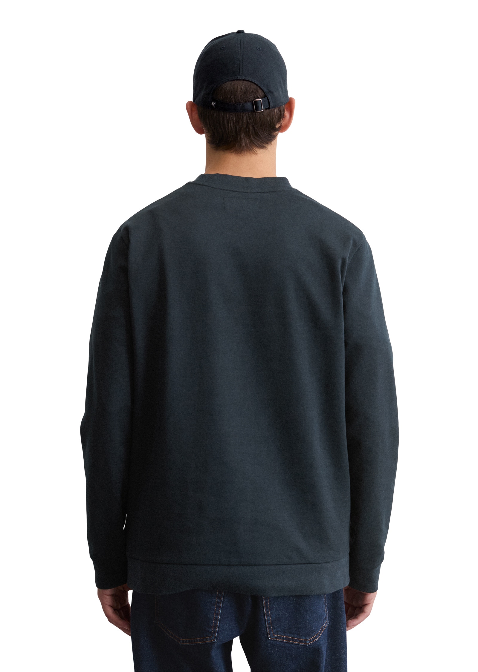 Marc O'Polo Sweatshirt »aus elastischem Bio-Baumwoll-Mix«