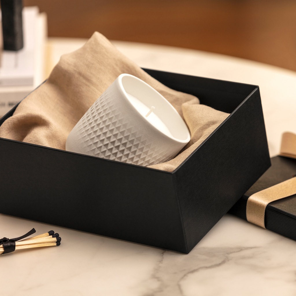 Villeroy & Boch Duftkerze "Duftkerze Carré Mystery Manufacture Collier Blan günstig online kaufen