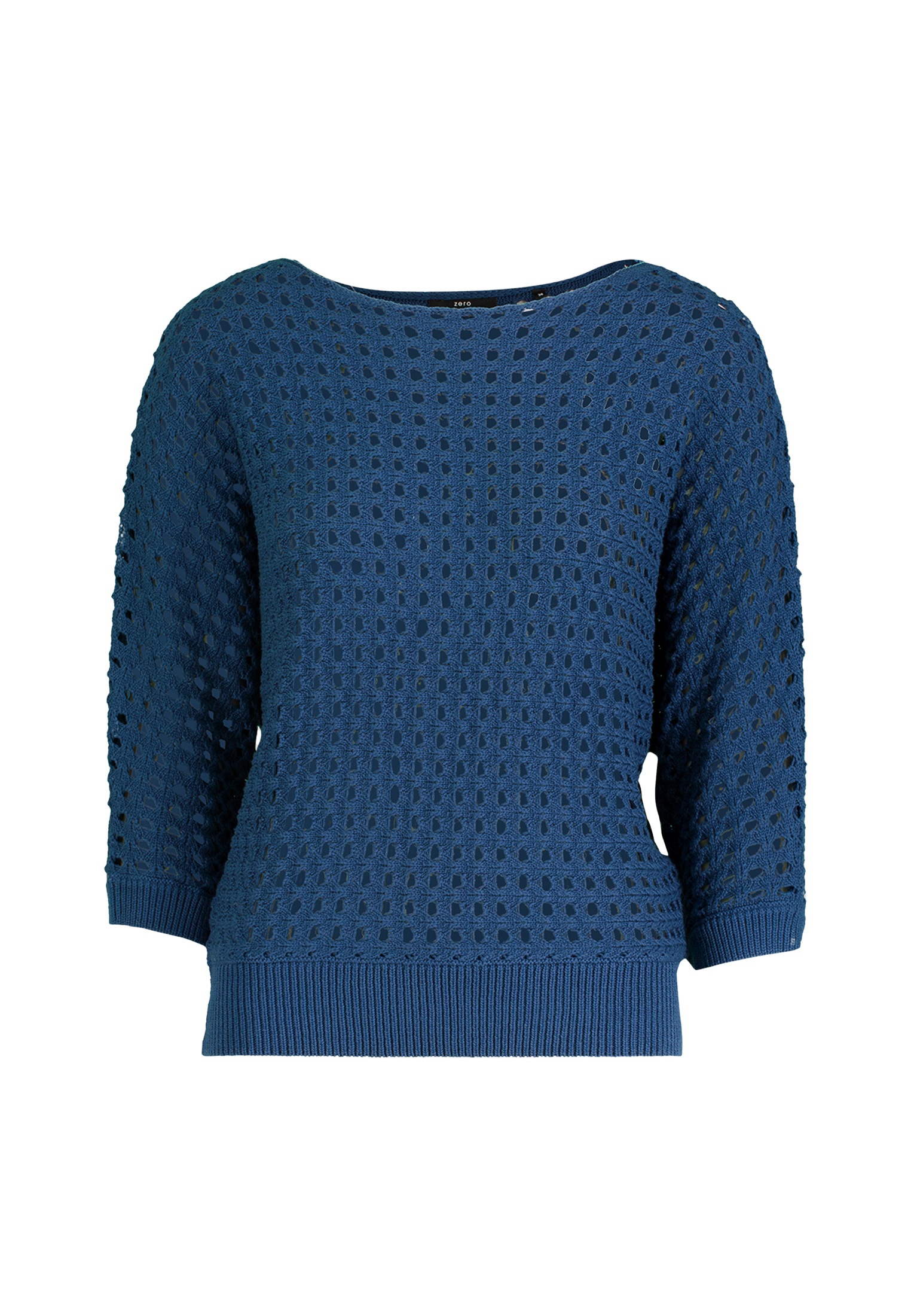Zero Strickpullover "zero Damen Pullover mit Lochmuster", (1 tlg.), Lochmus günstig online kaufen