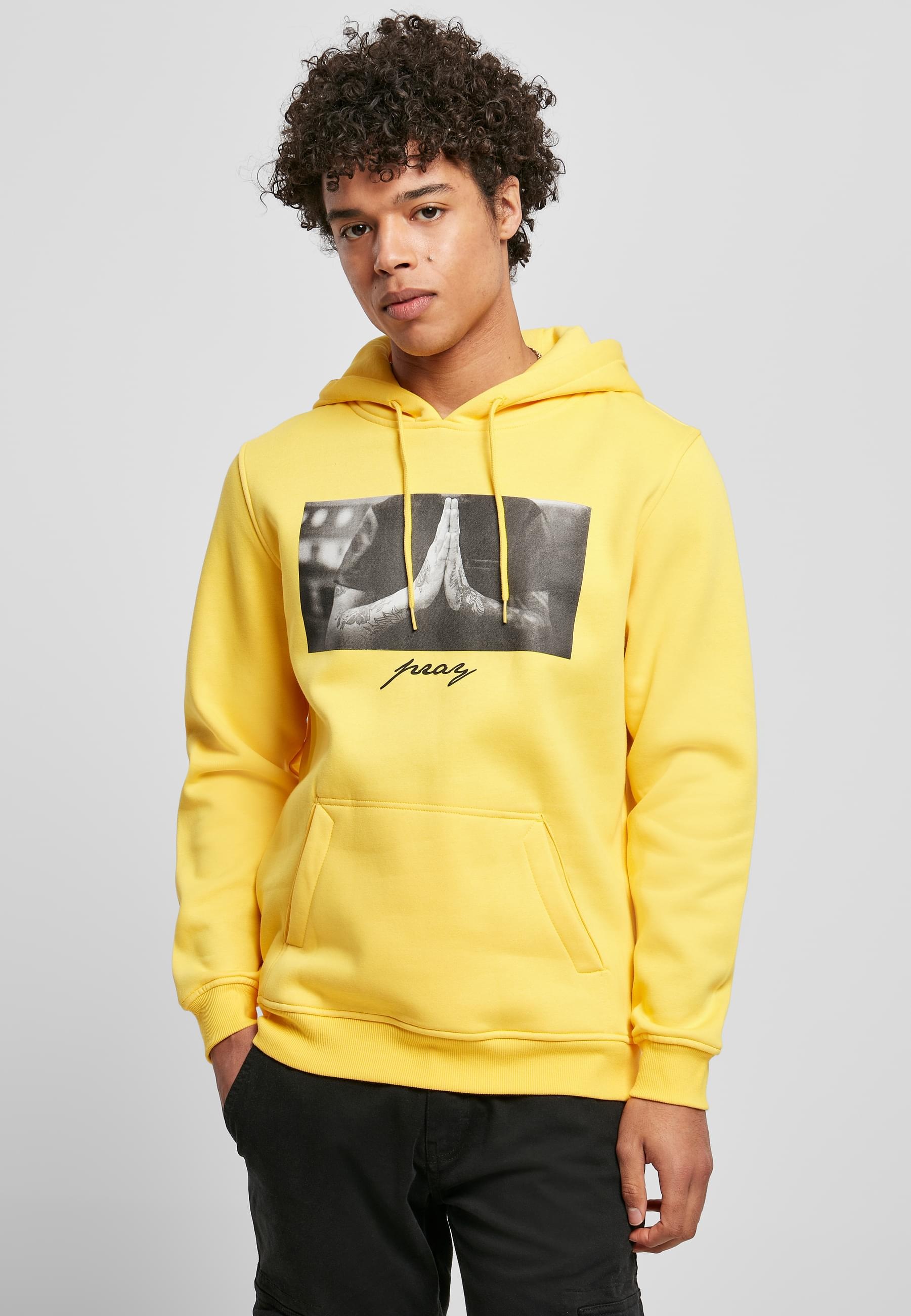 MisterTee Sweatshirt »MisterTee Herren Pray Hoody«, (1 tlg.)