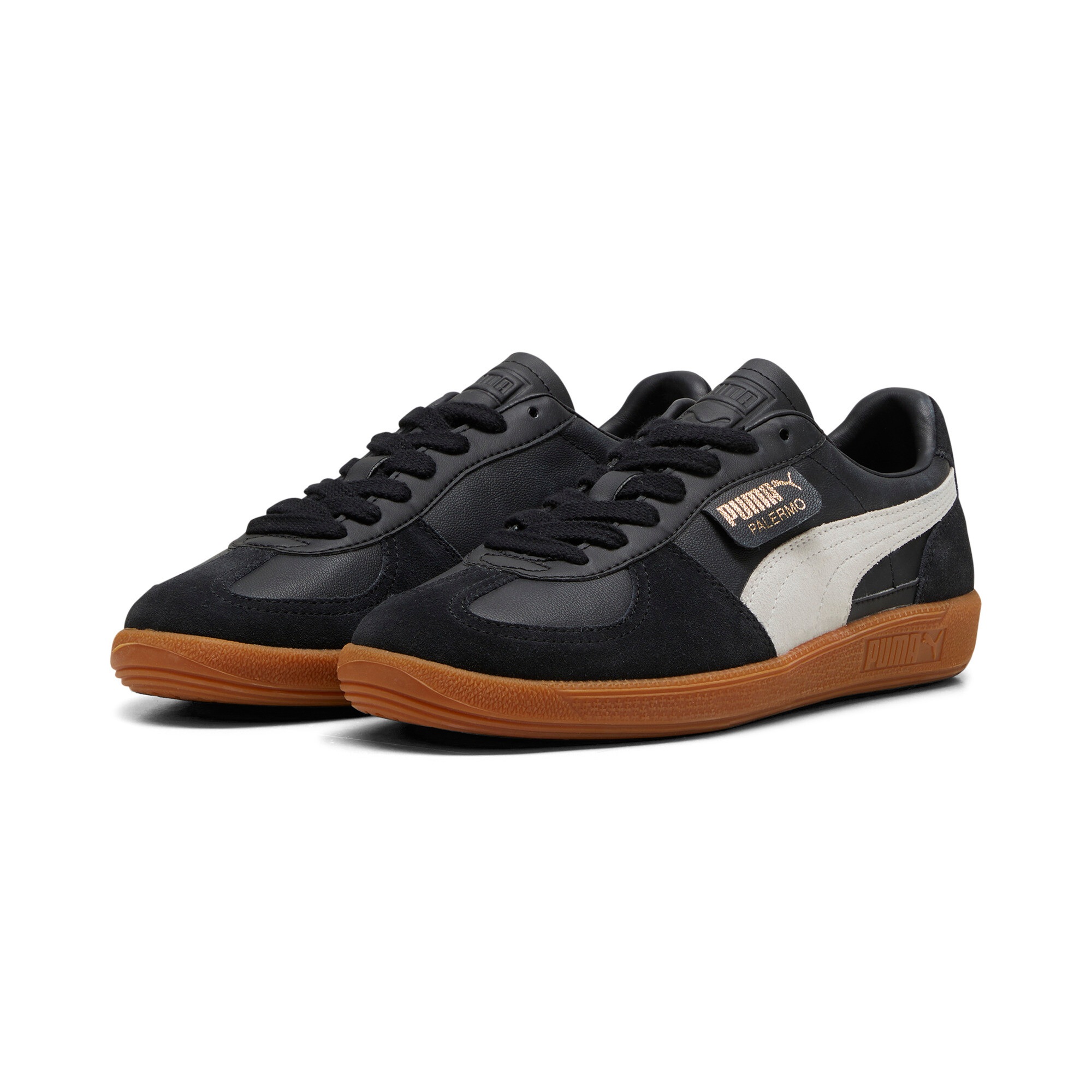 PUMA Sneaker "PALERMO LTH" mit Obermaterial aus Leder, mit Overlays aus Wil günstig online kaufen