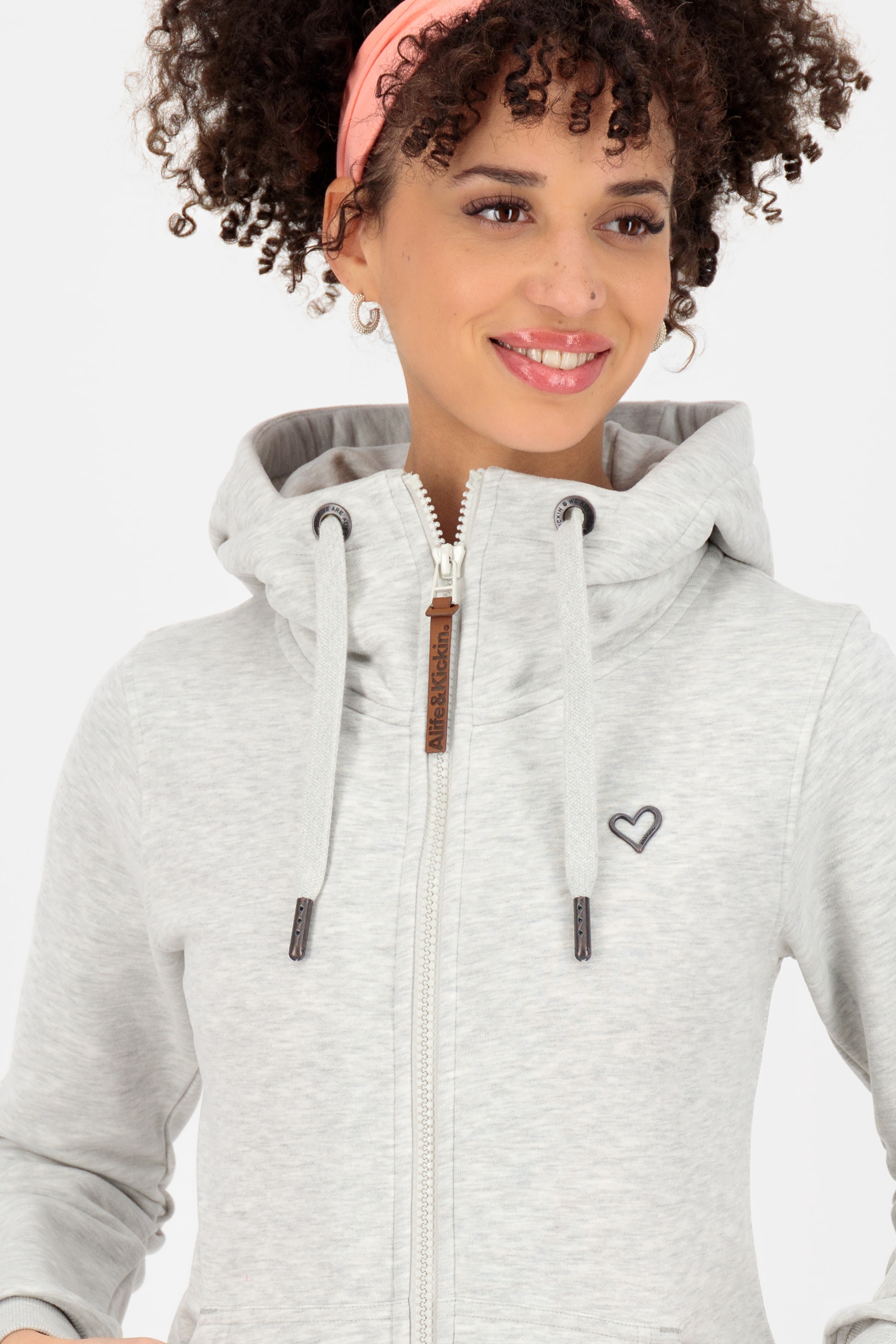 Alife & Kickin Kapuzensweatjacke »DelphineAK A Sweat Jacket Damen Kapuzensweatjacke, Jacke«