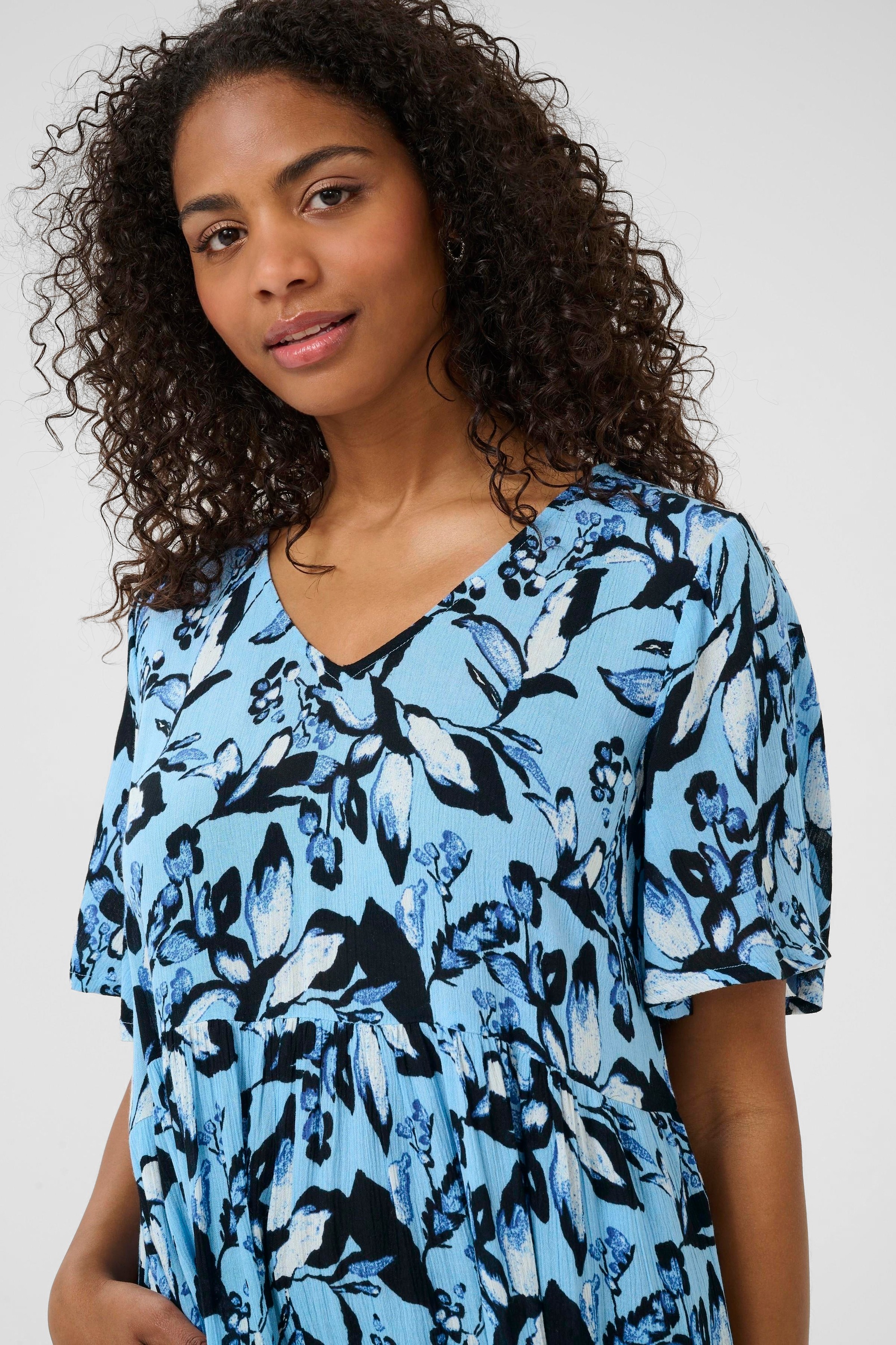 KAFFE Midikleid »Damen Kleid KAjessi«