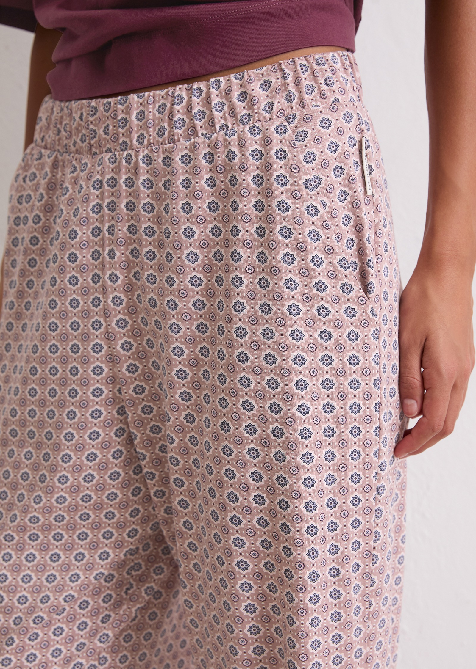 Marc O'Polo Loungehose »Mix N Match Cotton«, seiteliche Taschen, Baumwolle, weich, Gummizug, gerades Bein