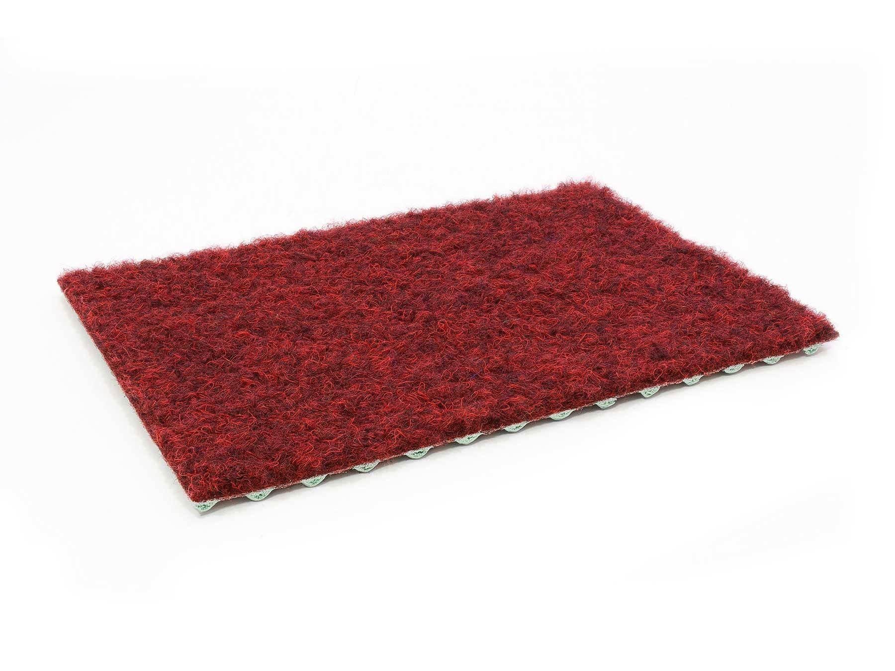 Thumbnail - Primaflor-Ideen in Textil Kunstrasen "GREEN, Made in Netherlands", rechteckig, 7,5 mm Höhe, Rasenteppich, rot, mit Noppe...