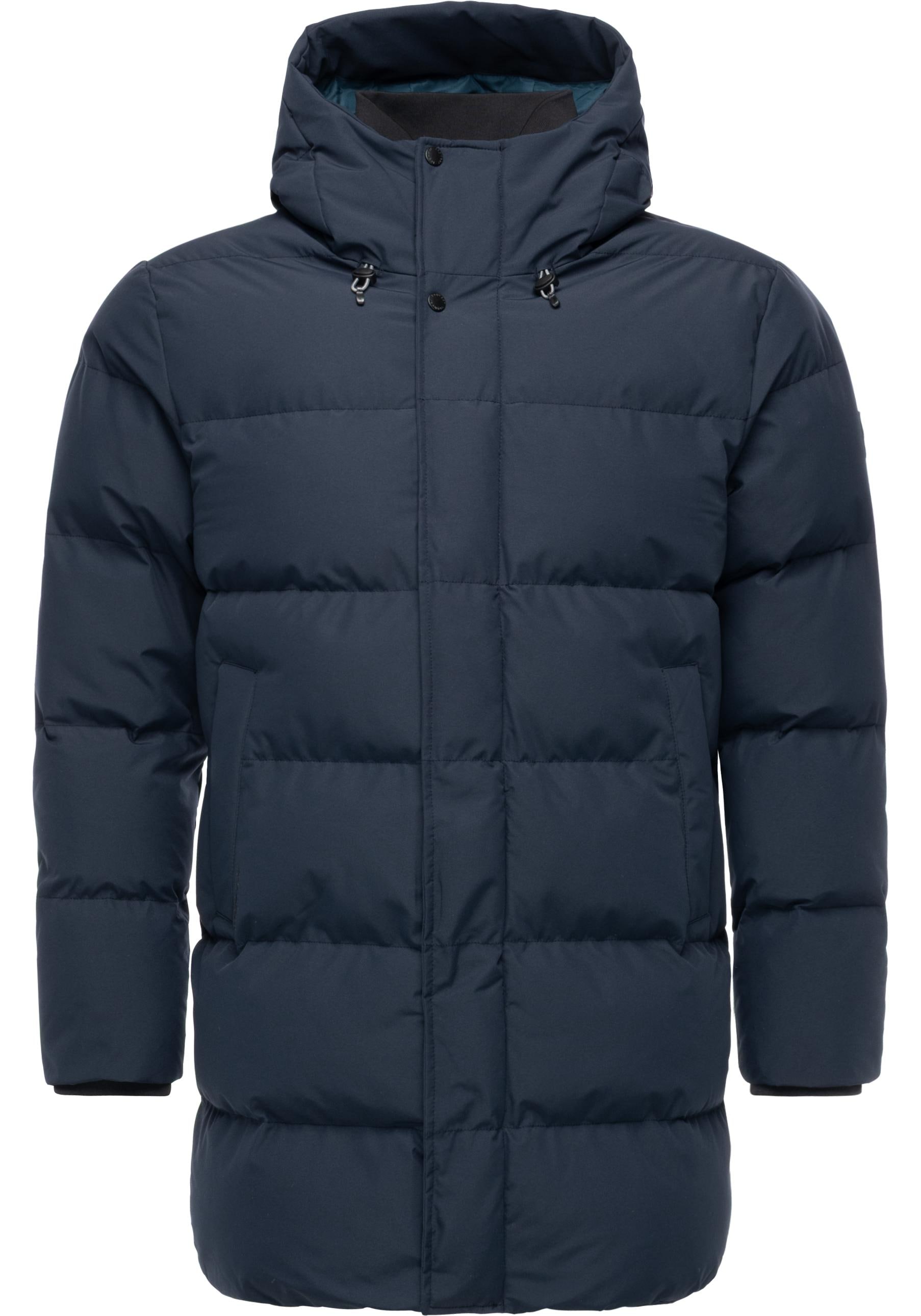 Ragwear Wintermantel »Nortday« Wasserdichter Winter Steppmantel mit Kapuze