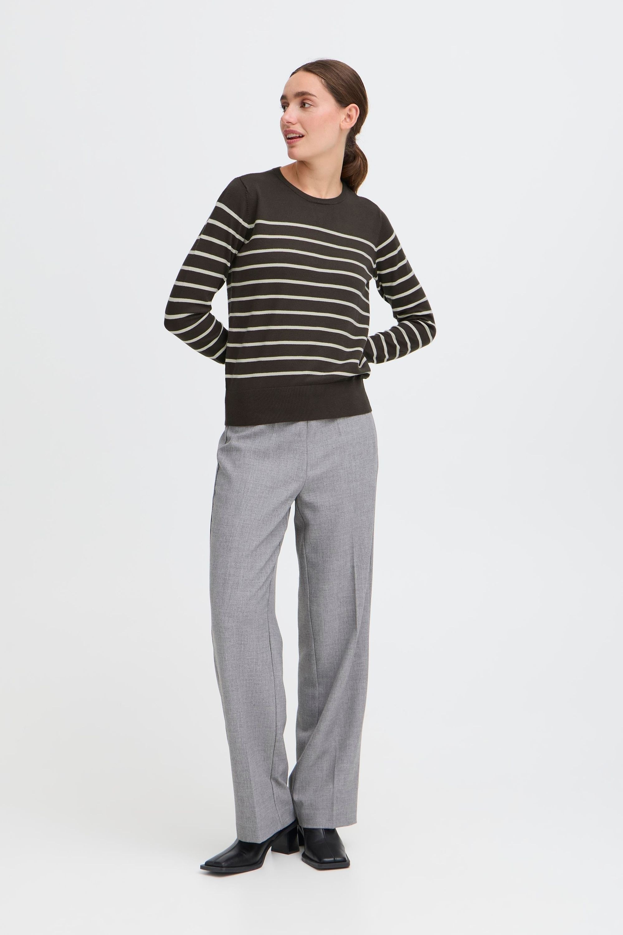 OXMO Strickfleece-Pullover »Strickpullover OXFKEANA«