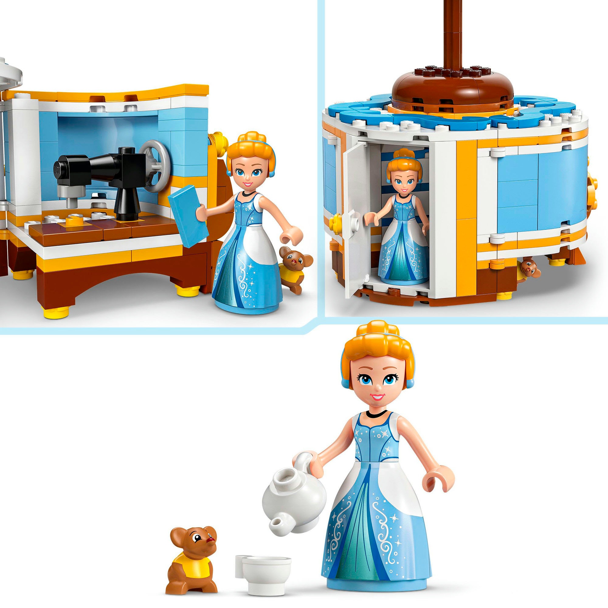 LEGO® Konstruktionsspielsteine »Cinderellas Kleid (43266), LEGO® Disney Princess«, (474 St.), Made in Europe