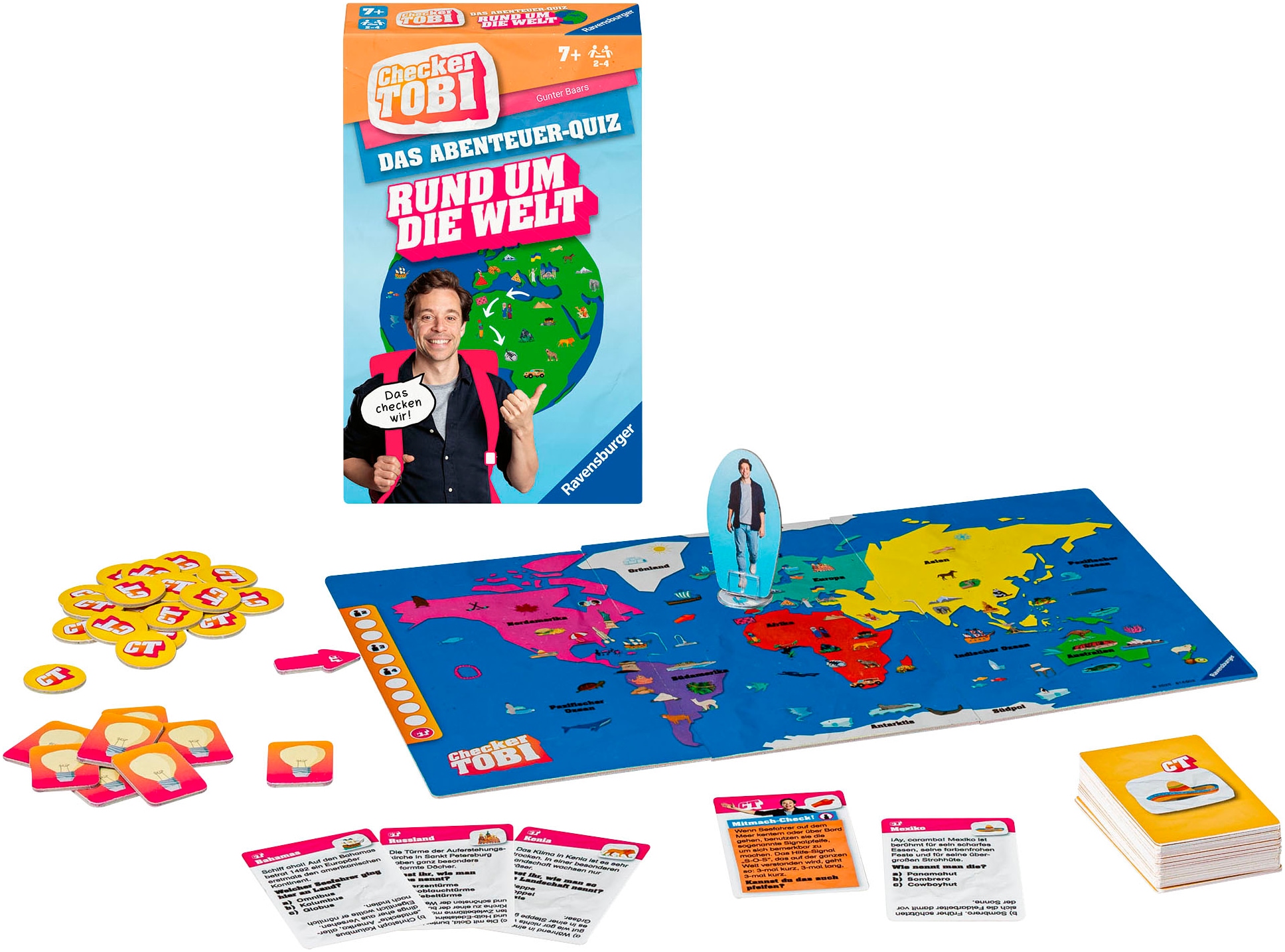 Ravensburger Spiel »Checker Tobi: Rund um die Welt«, Made in Europe