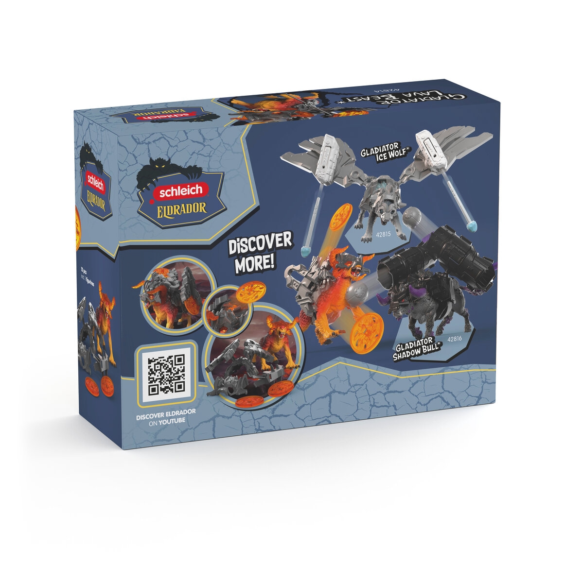 Schleich® Spielfigur »ELDRADOR® CREATURES, Gladiator Lavabestie (42814)«