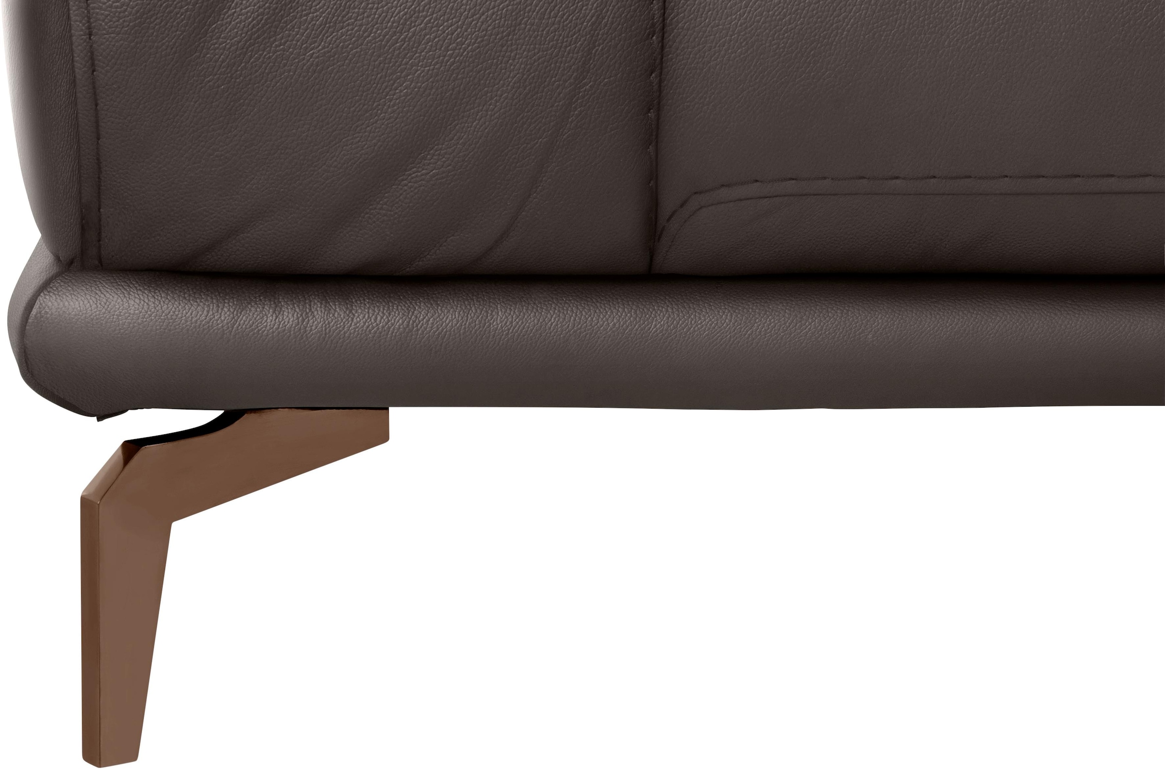 W.SCHILLIG 2-Sitzer »montanaa« mit Metallfüßen in Bronze pulverbeschichtet, Breite 192 cm