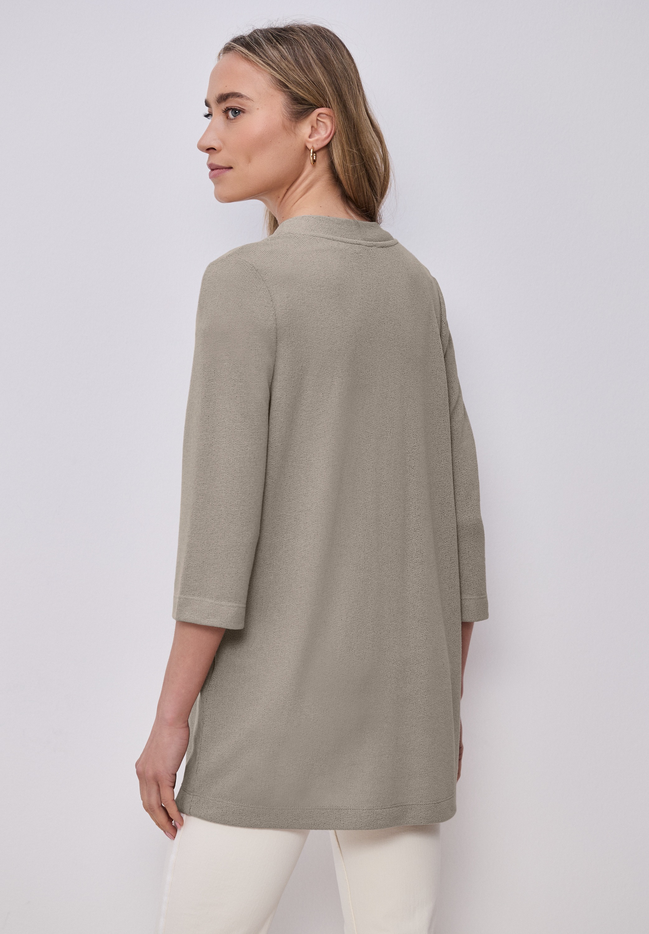 STREET ONE Cardigan mit Materialmix günstig online kaufen