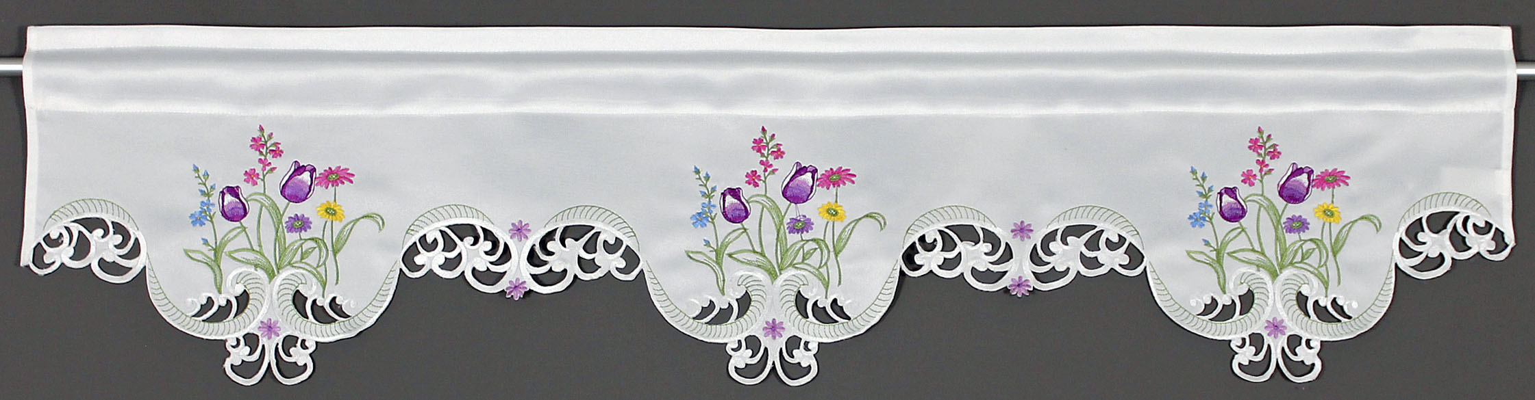Thumbnail - HOSSNER - ART OF HOME DECO Querbehang "Blumensee", (1 St.), m. Cut-Outs