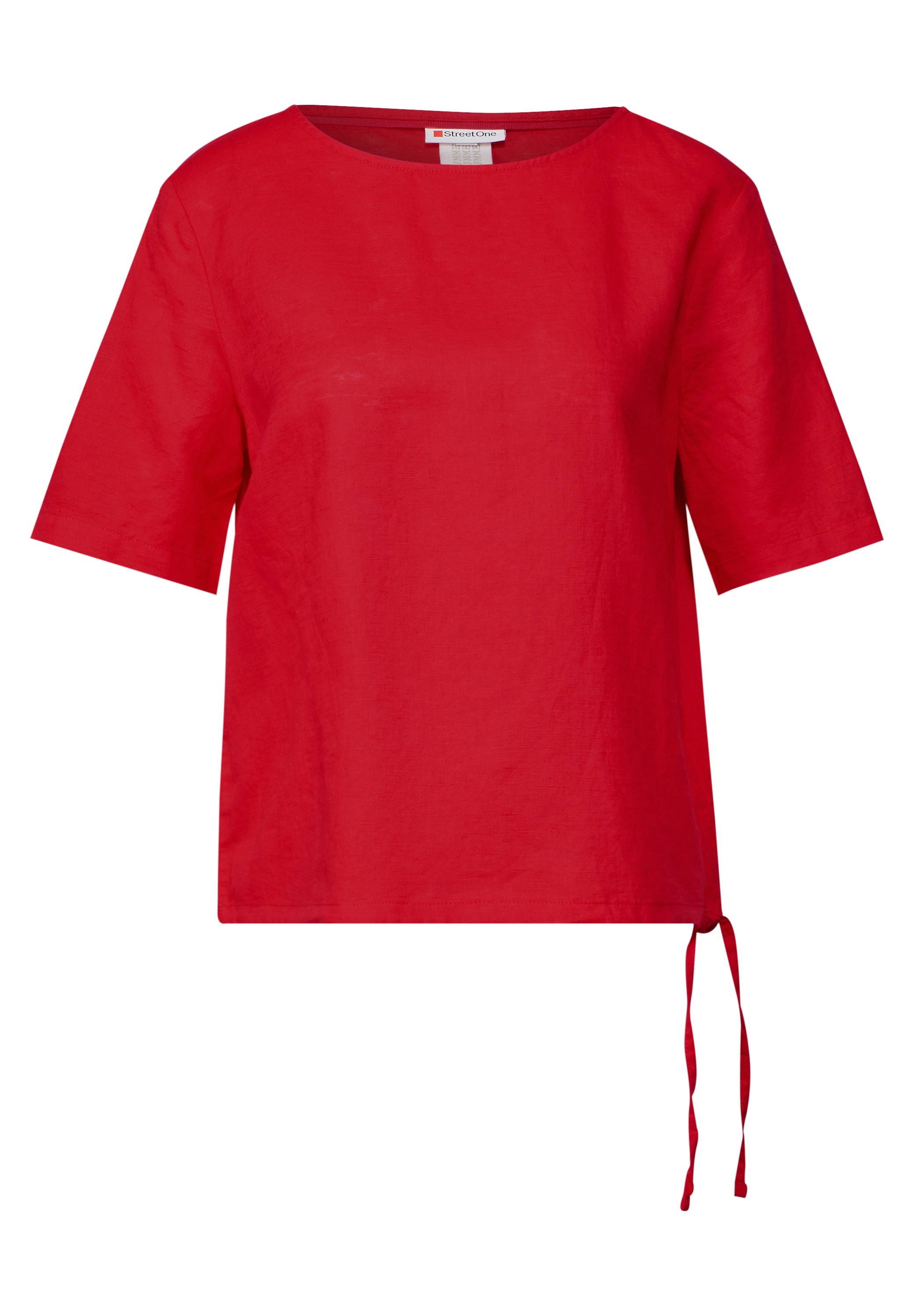 STREET ONE Shirtbluse, mit Leinenanteil