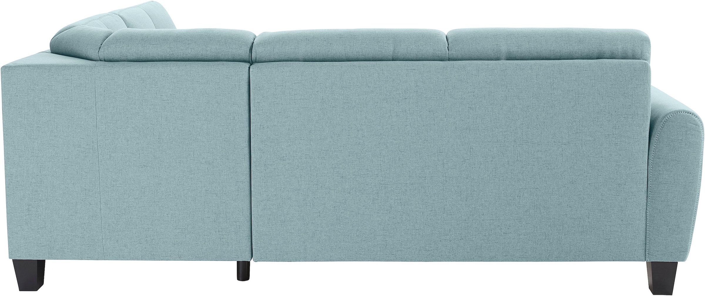 sit&more Ecksofa »Varese L-Form«, mit Federkern, wahlweise mit Bettfunktion und Stauraum