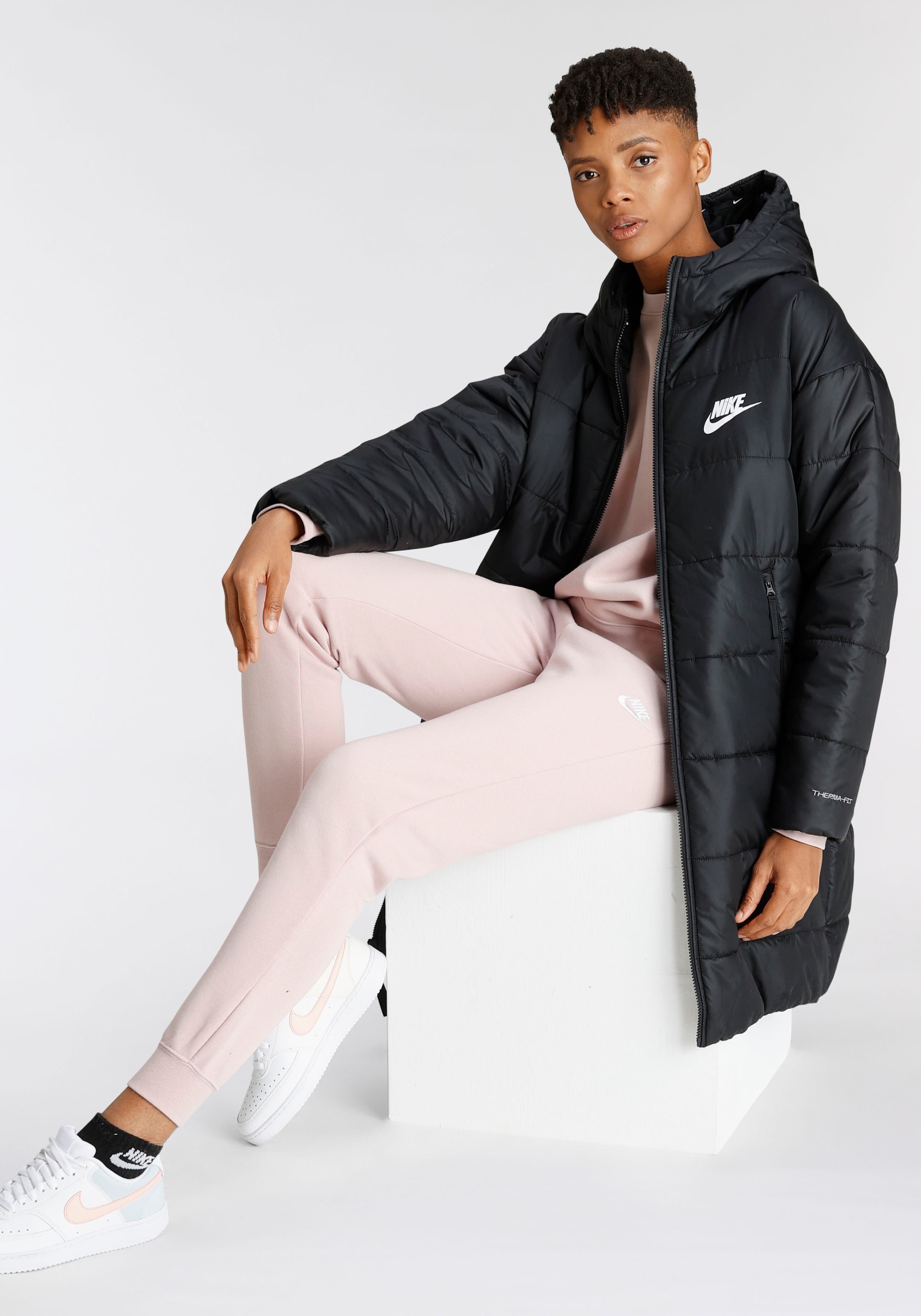 Black Friday Nike Sportswear Steppmantel Parka« Repel Hooded »Therma-FIT | BAUR Women\'s