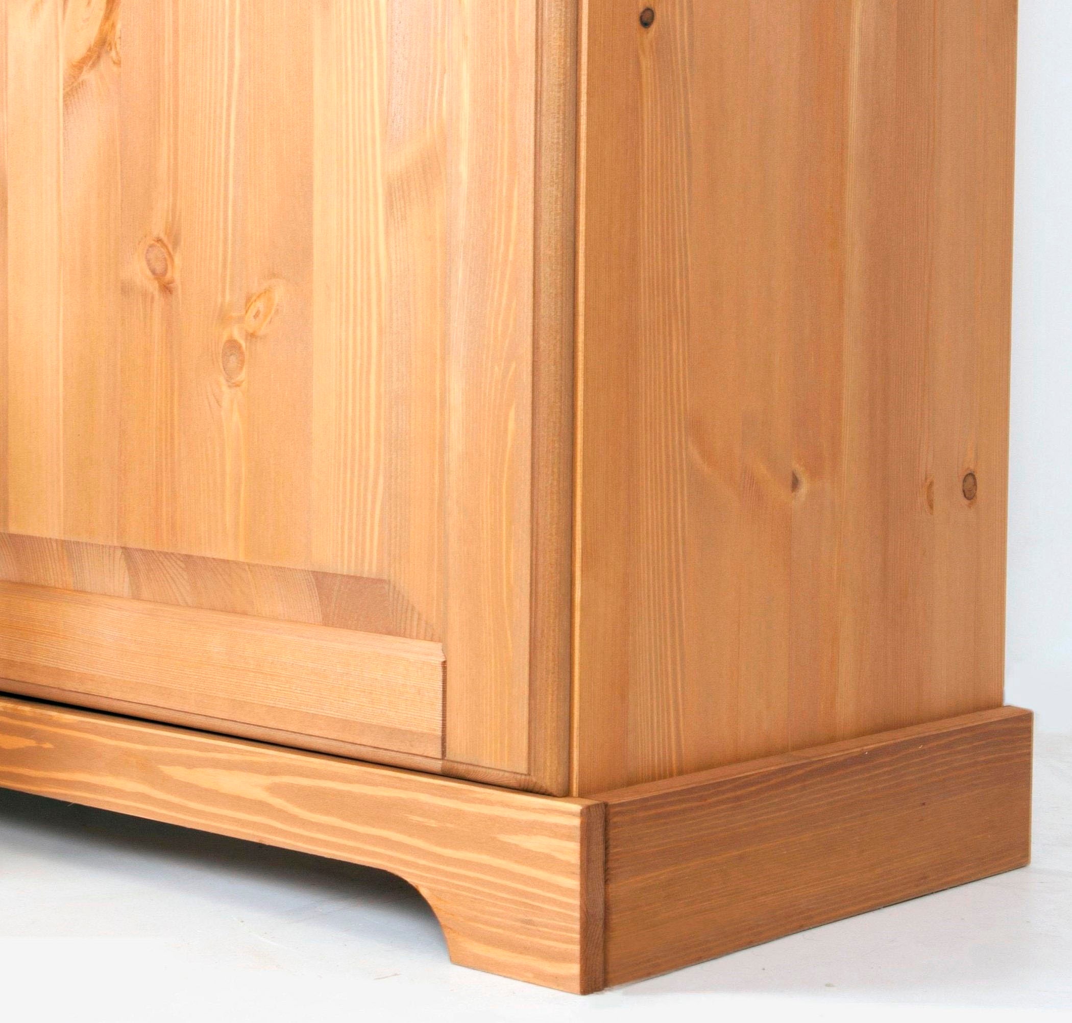 Home affaire Backofen/Kühlumbauschrank »Rügen«, Breite 127 cm, Kiefer massiv, Nische für Kühlschrank