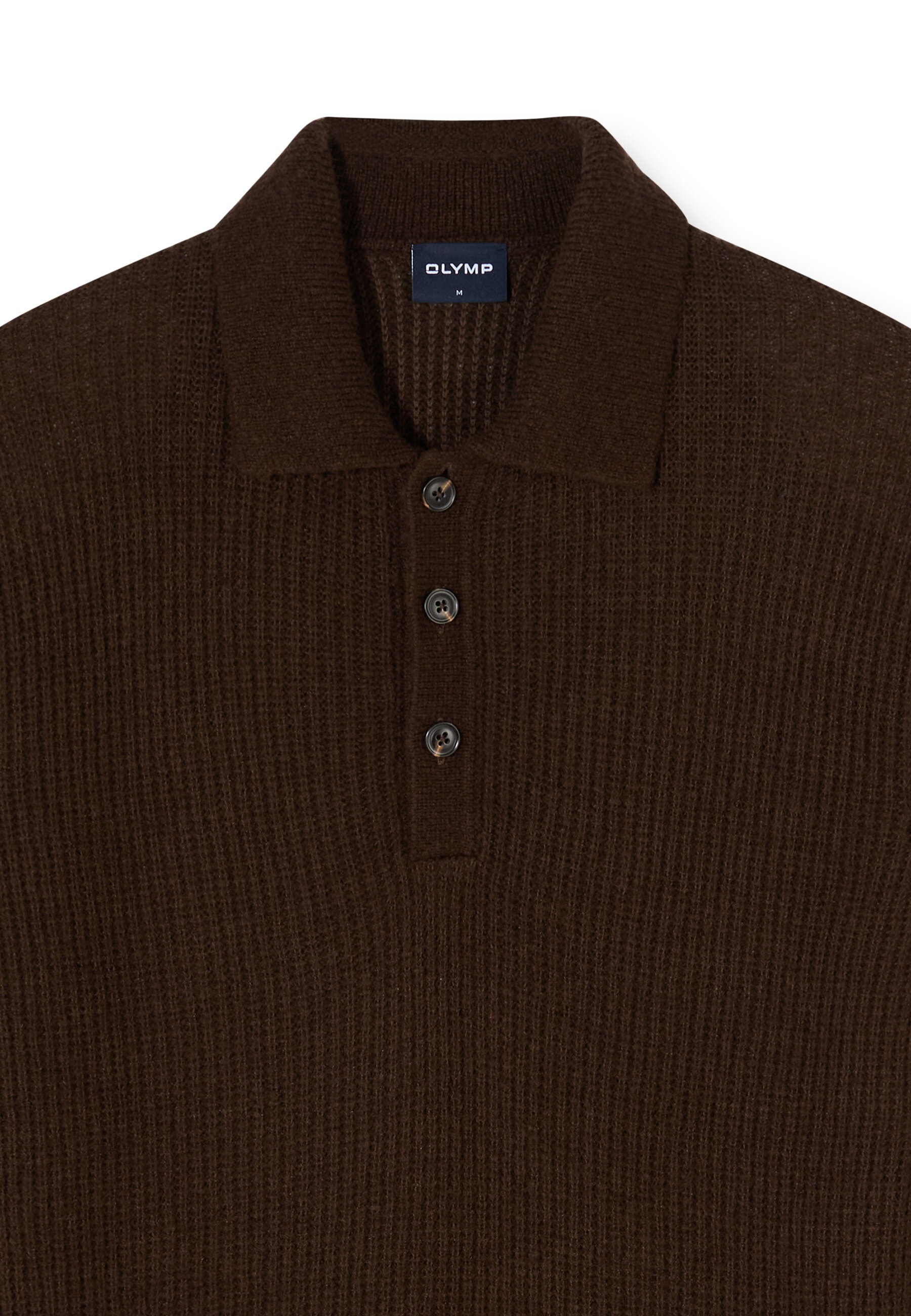 OLYMP Langarm-Poloshirt »OLYMP Casual Strick, Polo langarm«
