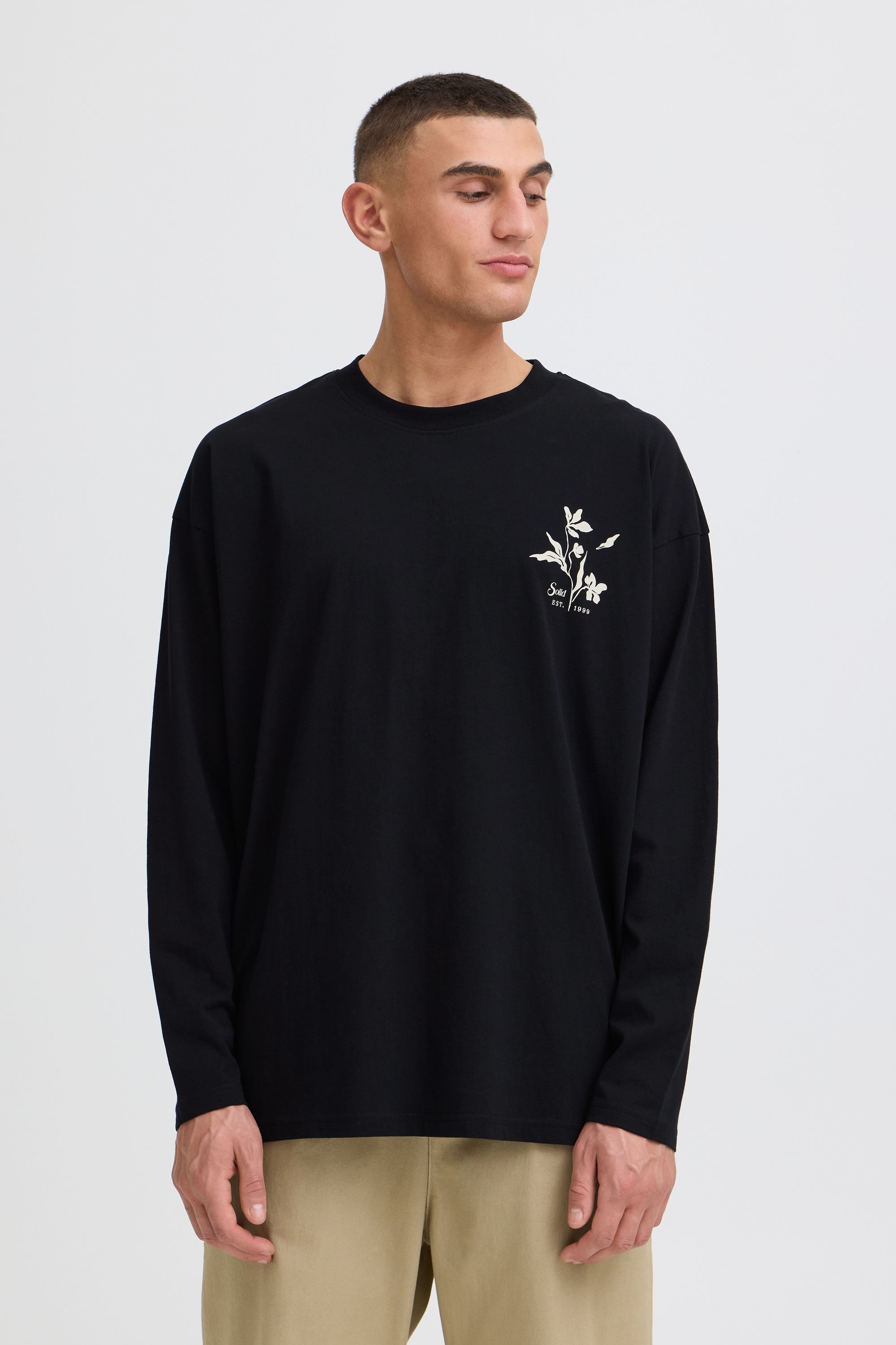 !Solid Langarmshirt »Langarmshirt SDAmon Oversized«