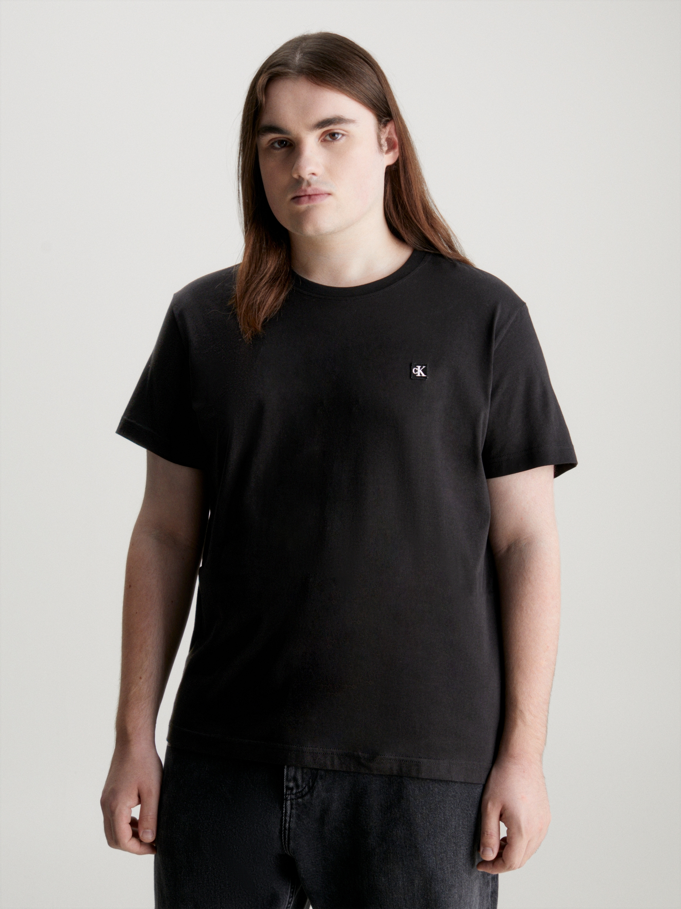 Calvin Klein Jeans T-Shirt »CK EMBRO BADGE TEE«, mit Logopatch
