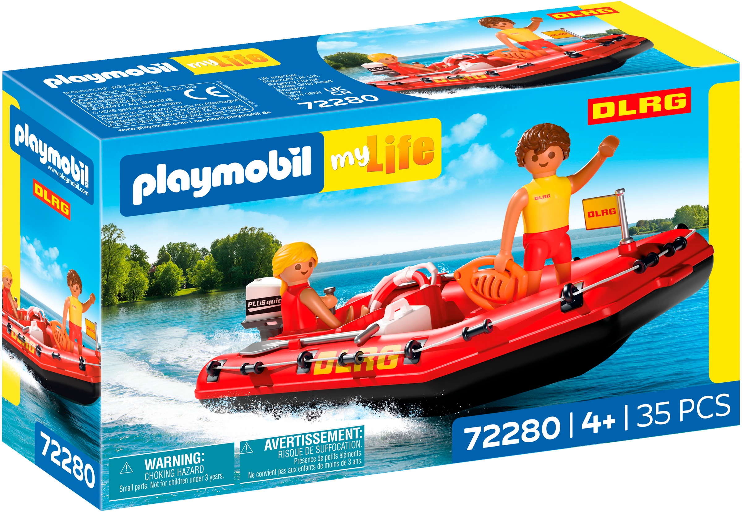 Playmobil® Konstruktions-Spielset »Rettungsboot (72280), My Life« Made in Germany
