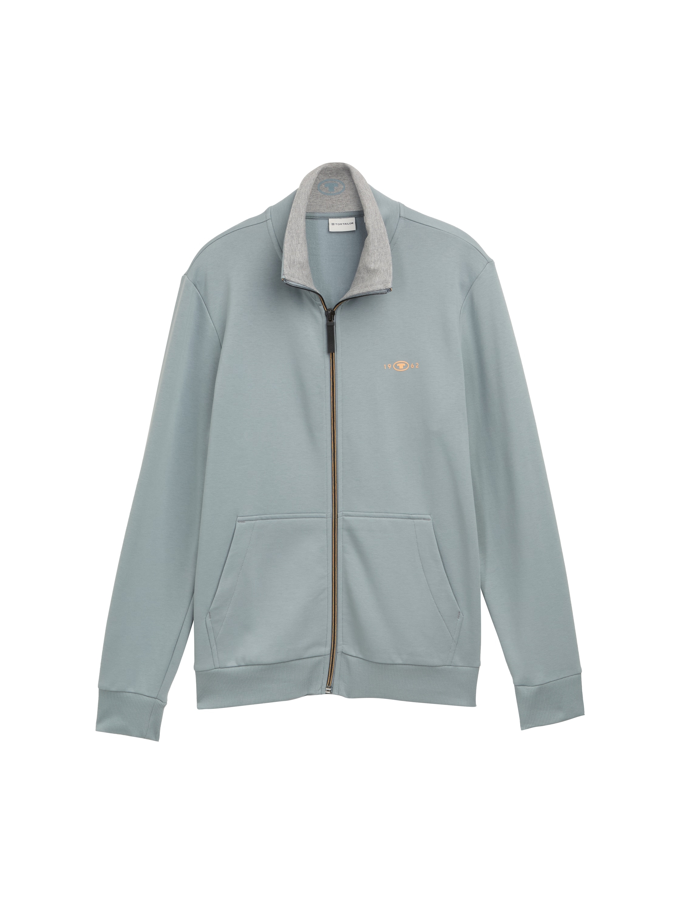 TOM TAILOR Sweatjacke, mit Logo Stickerei