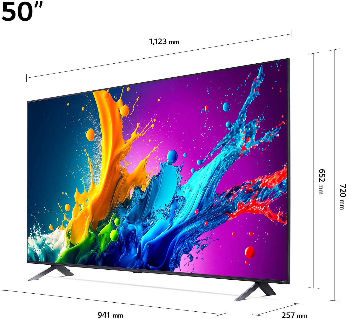 LG QNED-Fernseher, 126 cm/50 Zoll, 4K Ultra HD, Smart-TV