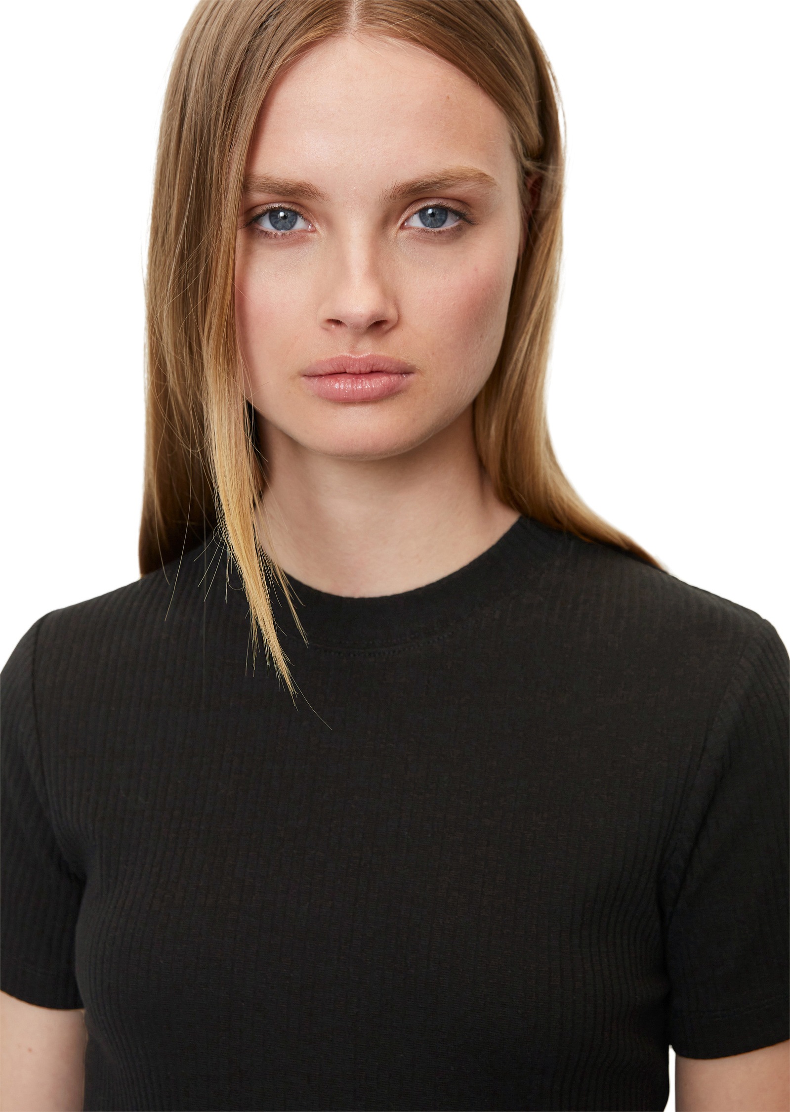 Marc O'Polo DENIM T-Shirt »aus elastischem Bio-Baumwolle-Mix«