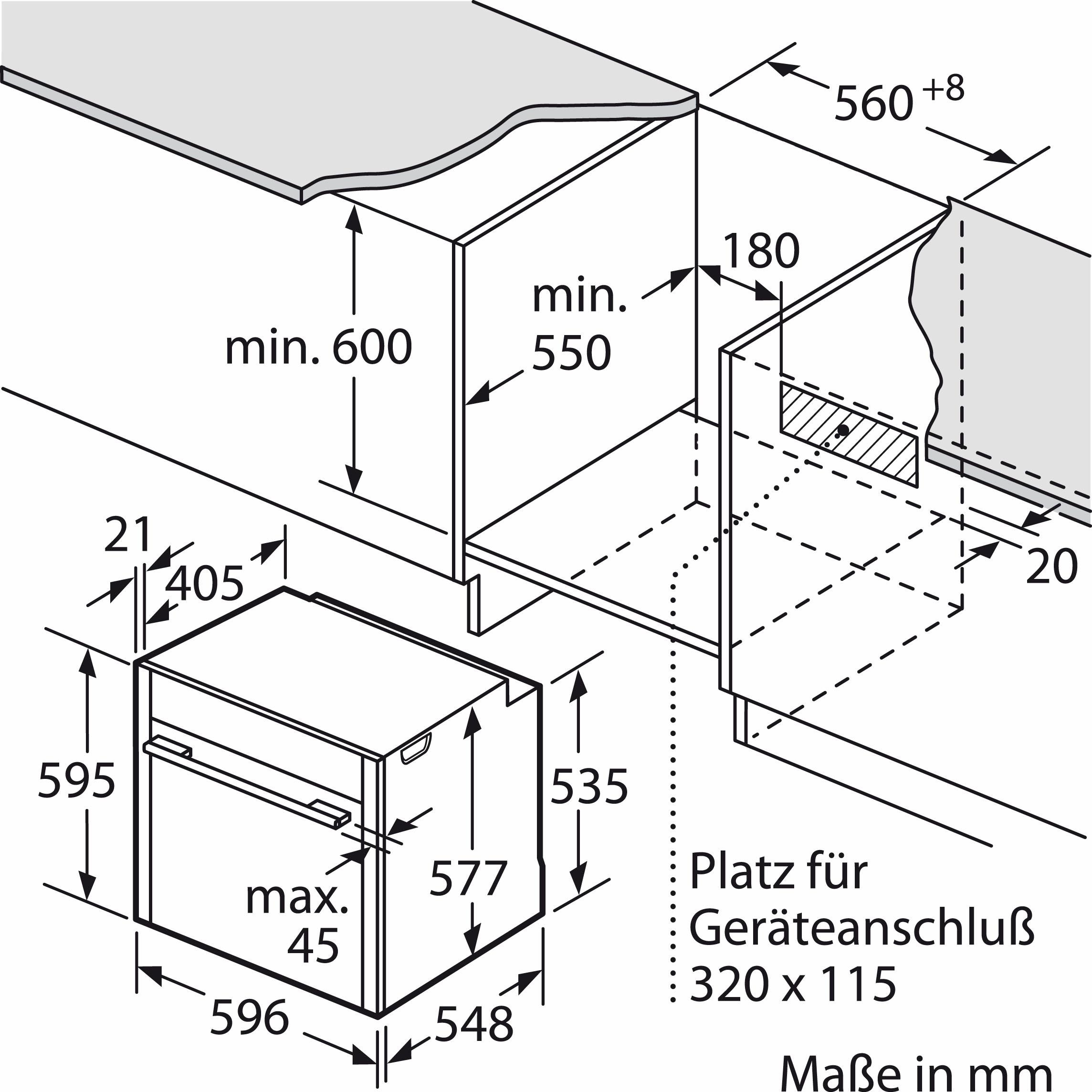 NEFF Einbaubackofen »B15CR22N1«, N 70, B15CR22N1, mit Teleskopauszug nachrüstbar, easyClean, CircoTherm®-Heißluft