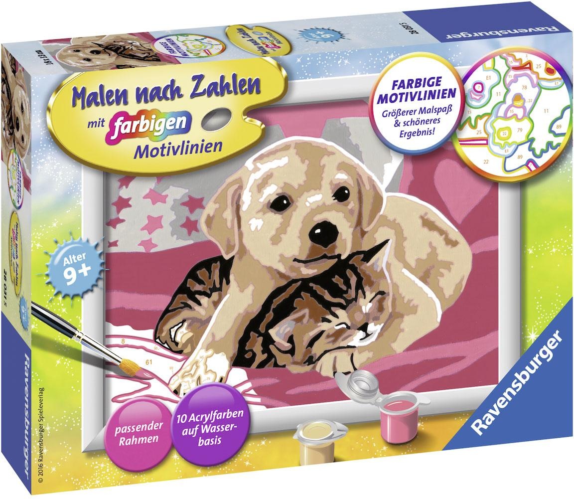 Ravensburger Malen nach Zahlen »Beste Freunde«, Made in Europe