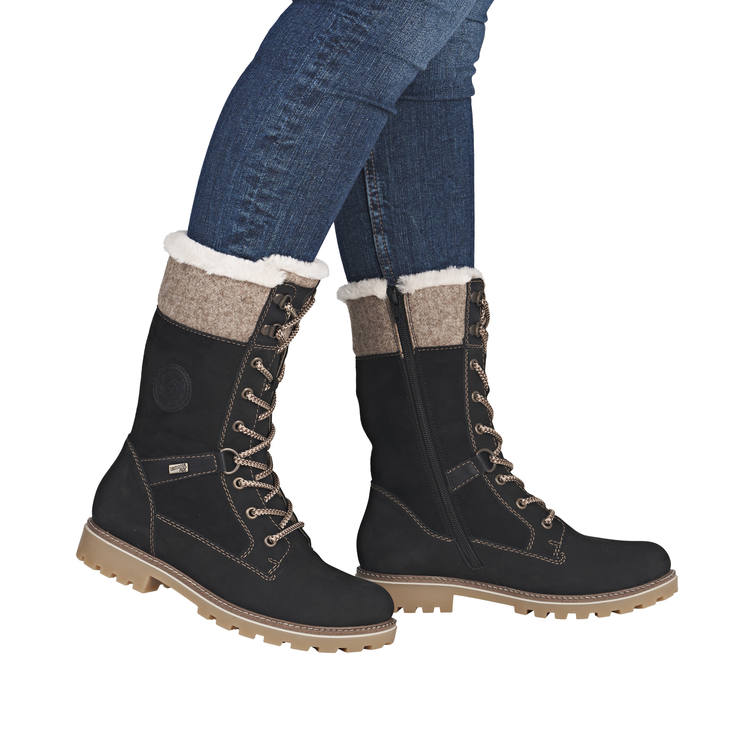 Remonte Winterstiefel, Schnürboots, Stiefelette mit wasserabweisender Tex-Ausstattung