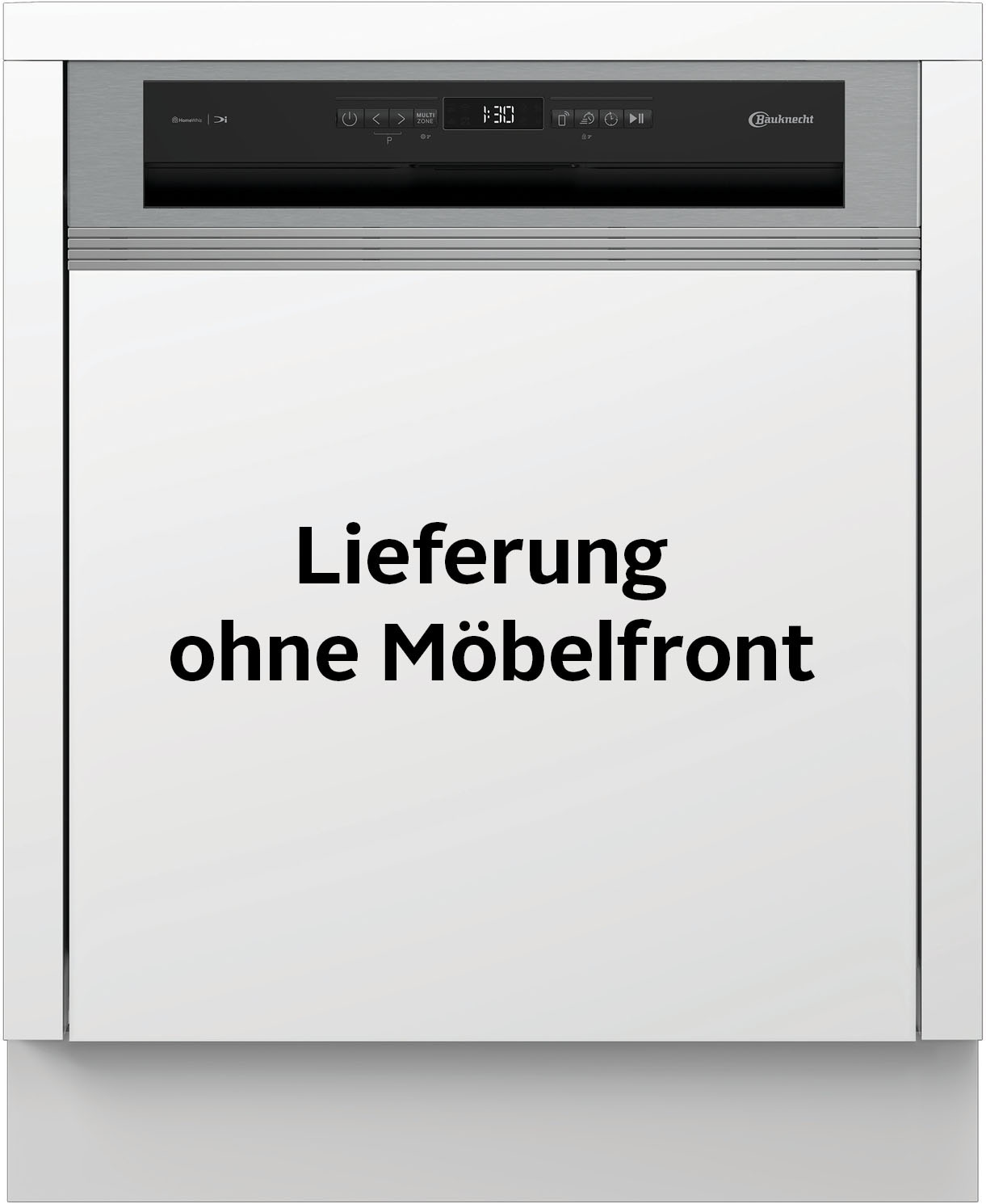 BAUKNECHT teilintegrierbarer Geschirrspüler "OBBC Ecosilent2 9760" 9,5 l 14 tlg. Maßgedecke ActiveDry – automatische Türöffnung für bessere Trockungsergebnisse