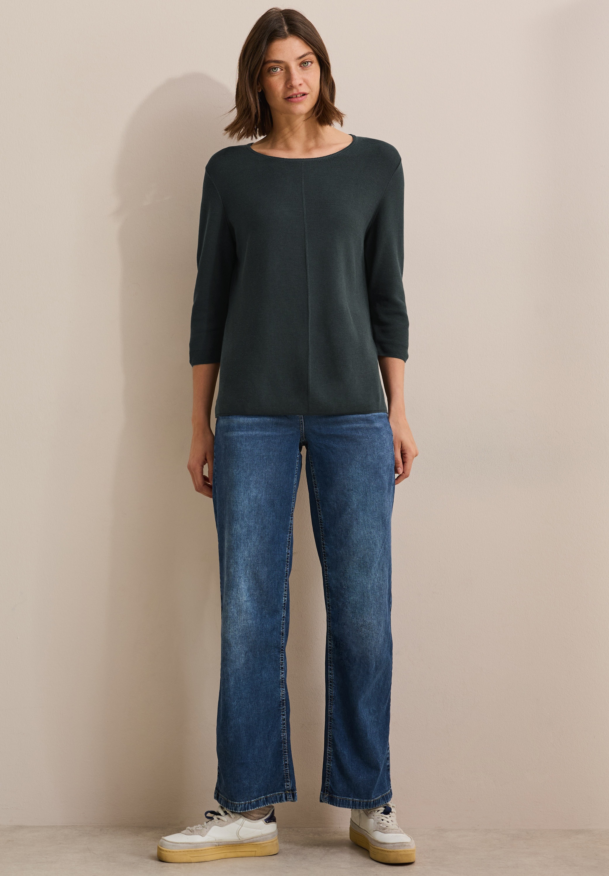 Cecil Strickpullover, mit 3/4 Ärmeln