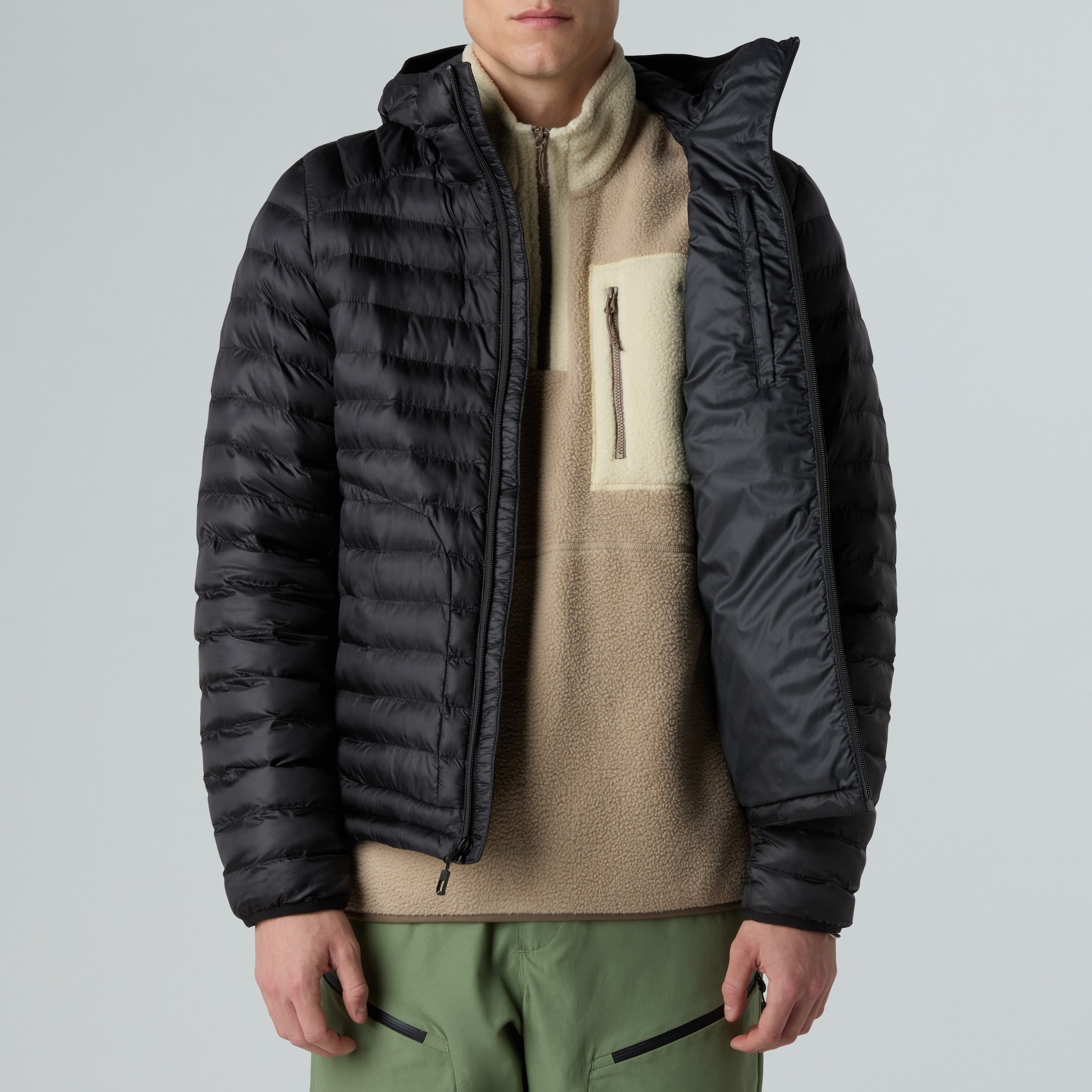 The North Face Steppjacke »M HUILA SYNTHETIC HOODIE«, (1 St.), Synthetisch isoliert, leicht, wetterfest