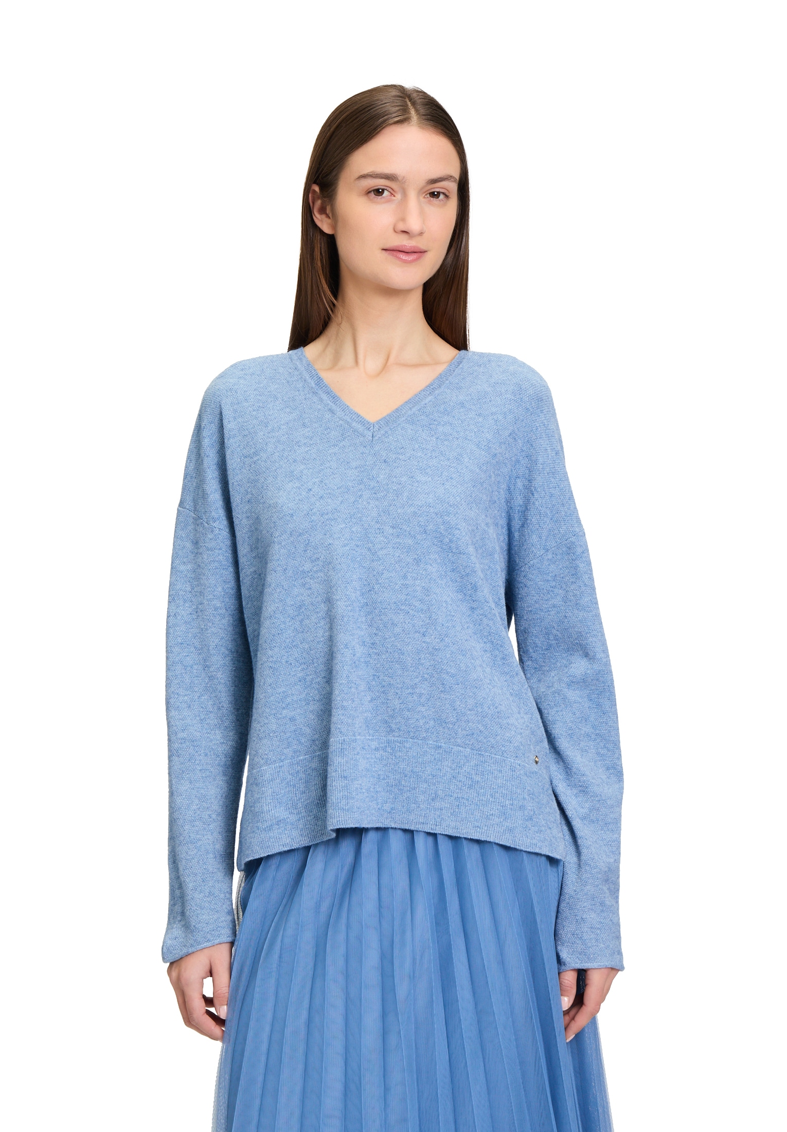 Betty&Co Strickpullover "Betty & Co Damen Strickpullover mit V-Ausschnitt", günstig online kaufen