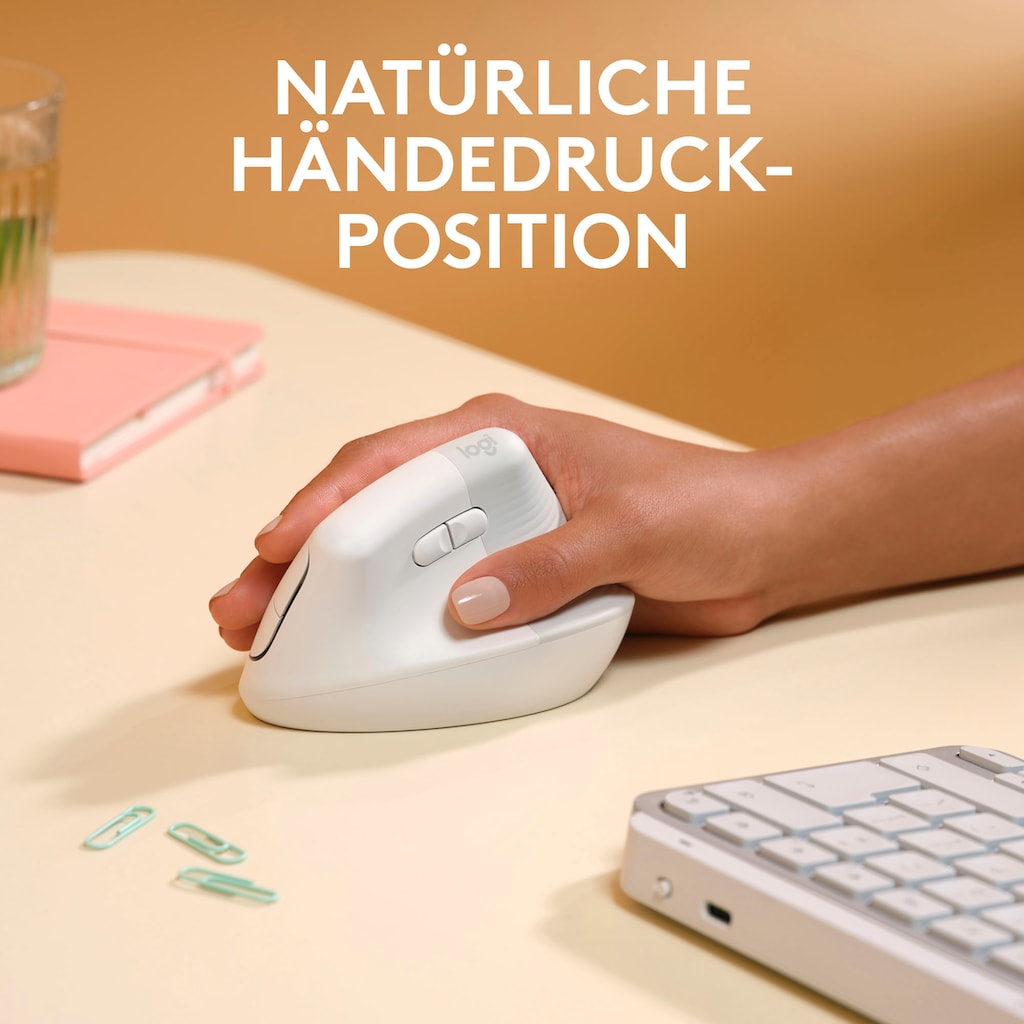 Logitech ergonomische Maus »Lift for Mac Vertical«, Bluetooth