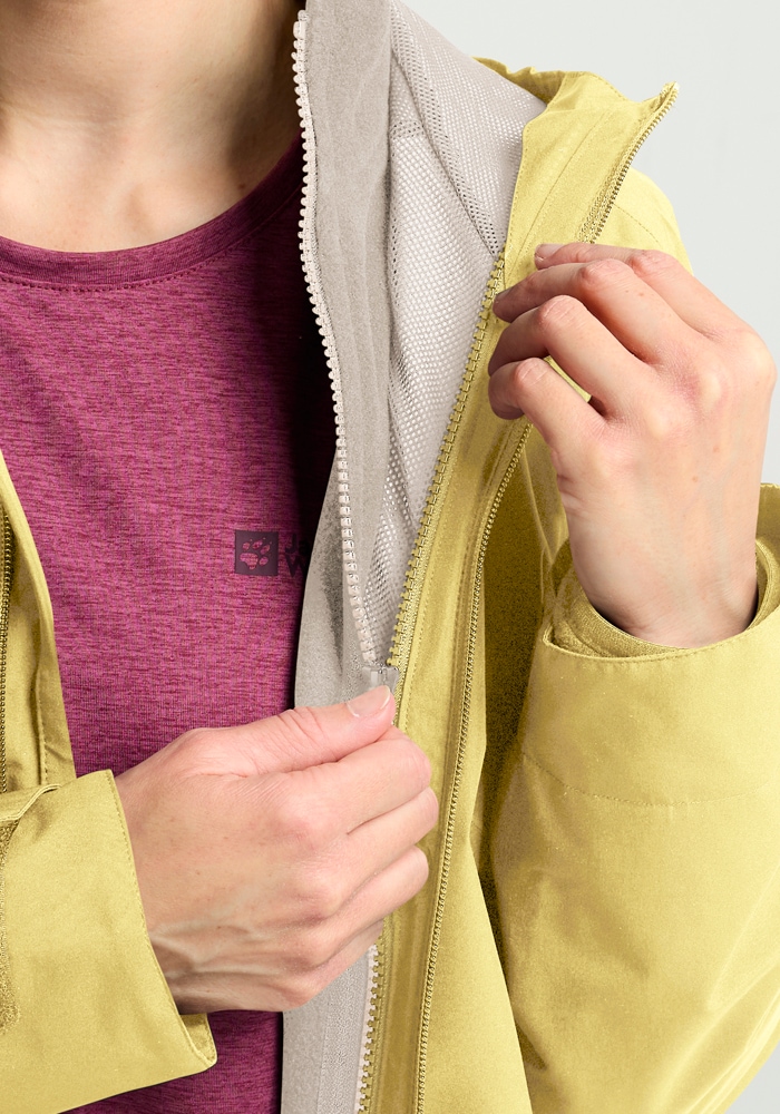 Jack Wolfskin 3-in-1-Funktionsjacke »MOONRISE 3IN1 JKT W«, mit Kapuze