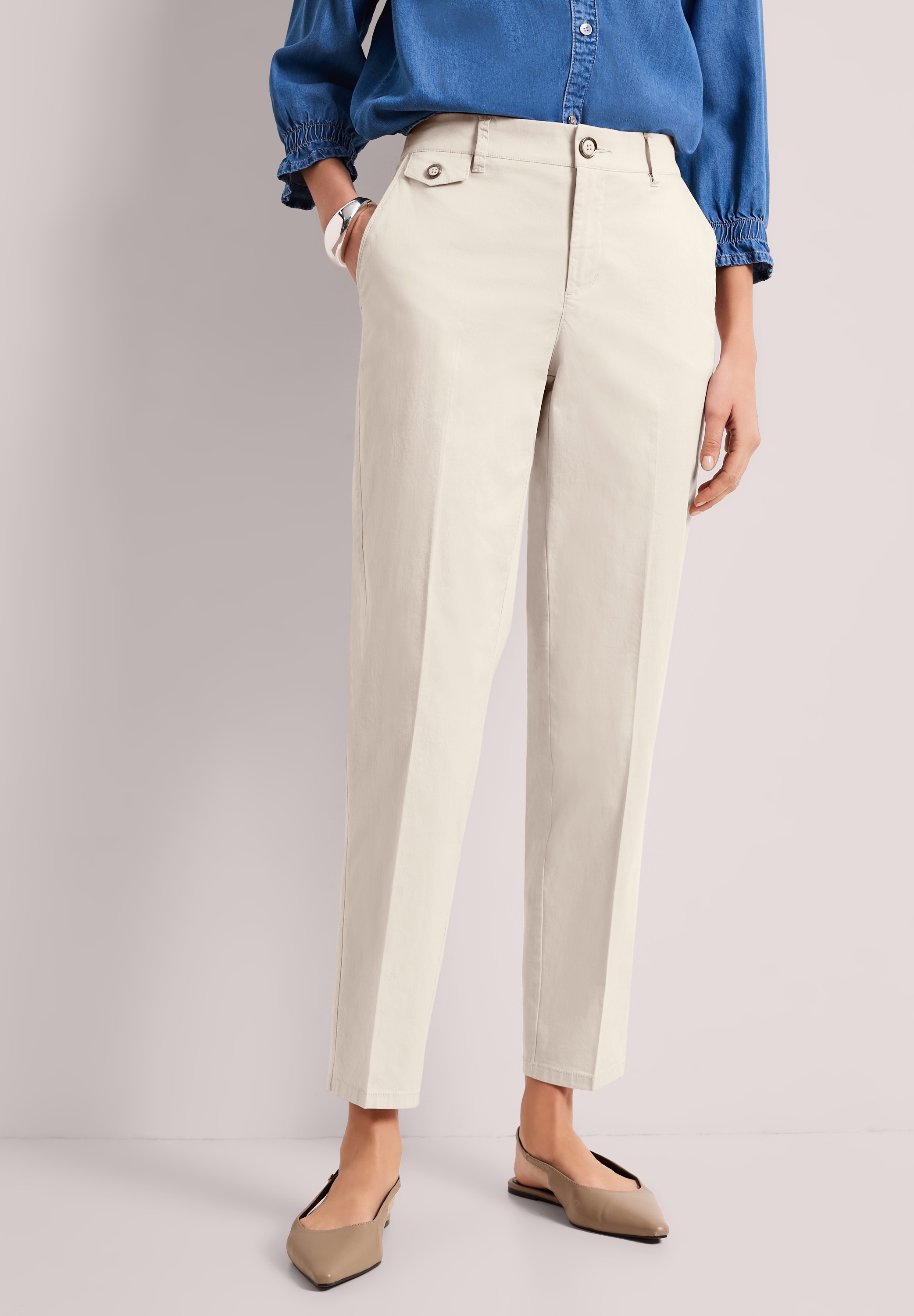 STREET ONE Chinohose soft günstig online kaufen