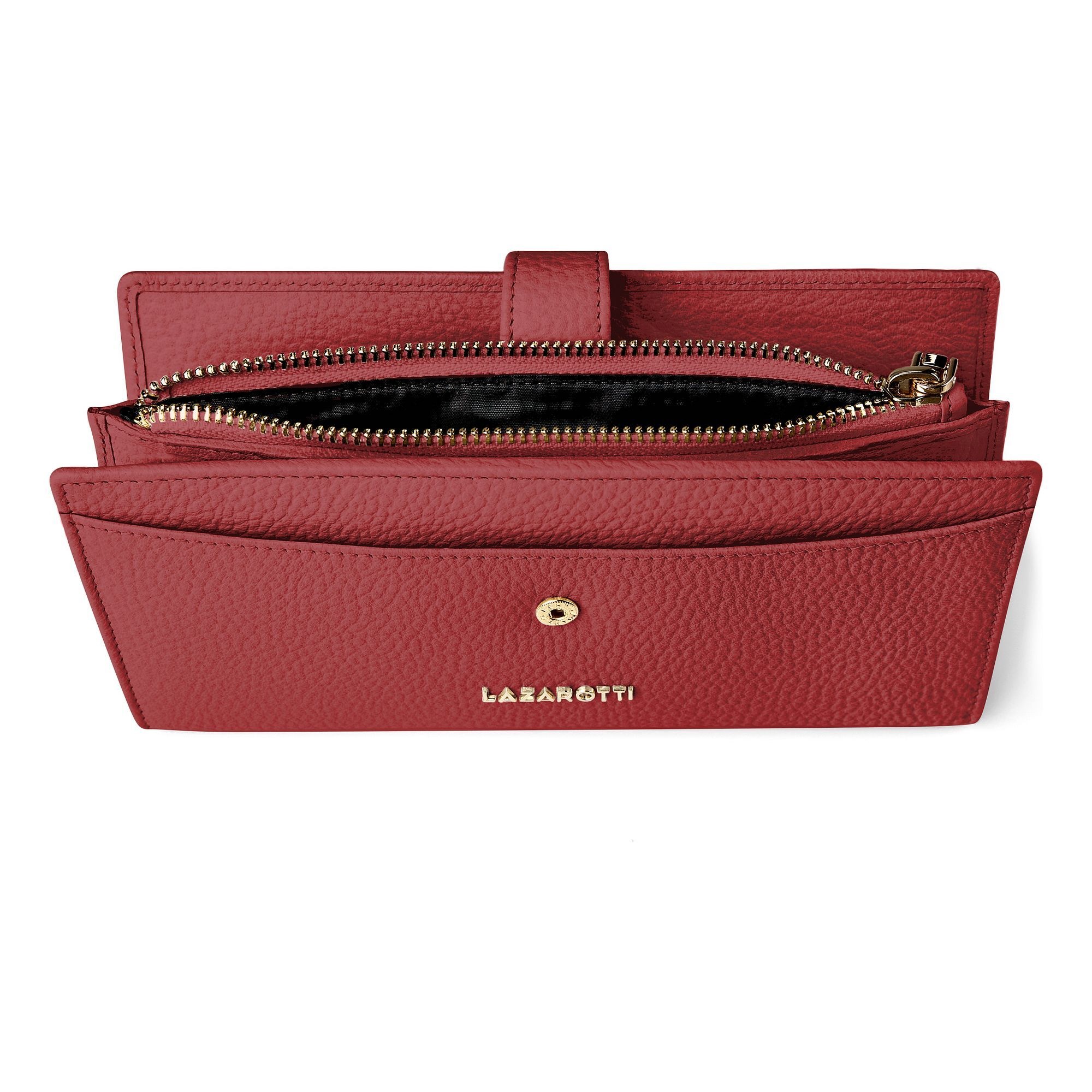 Lazarotti »Bologna Leather Geldbörse Leder 20 cm«