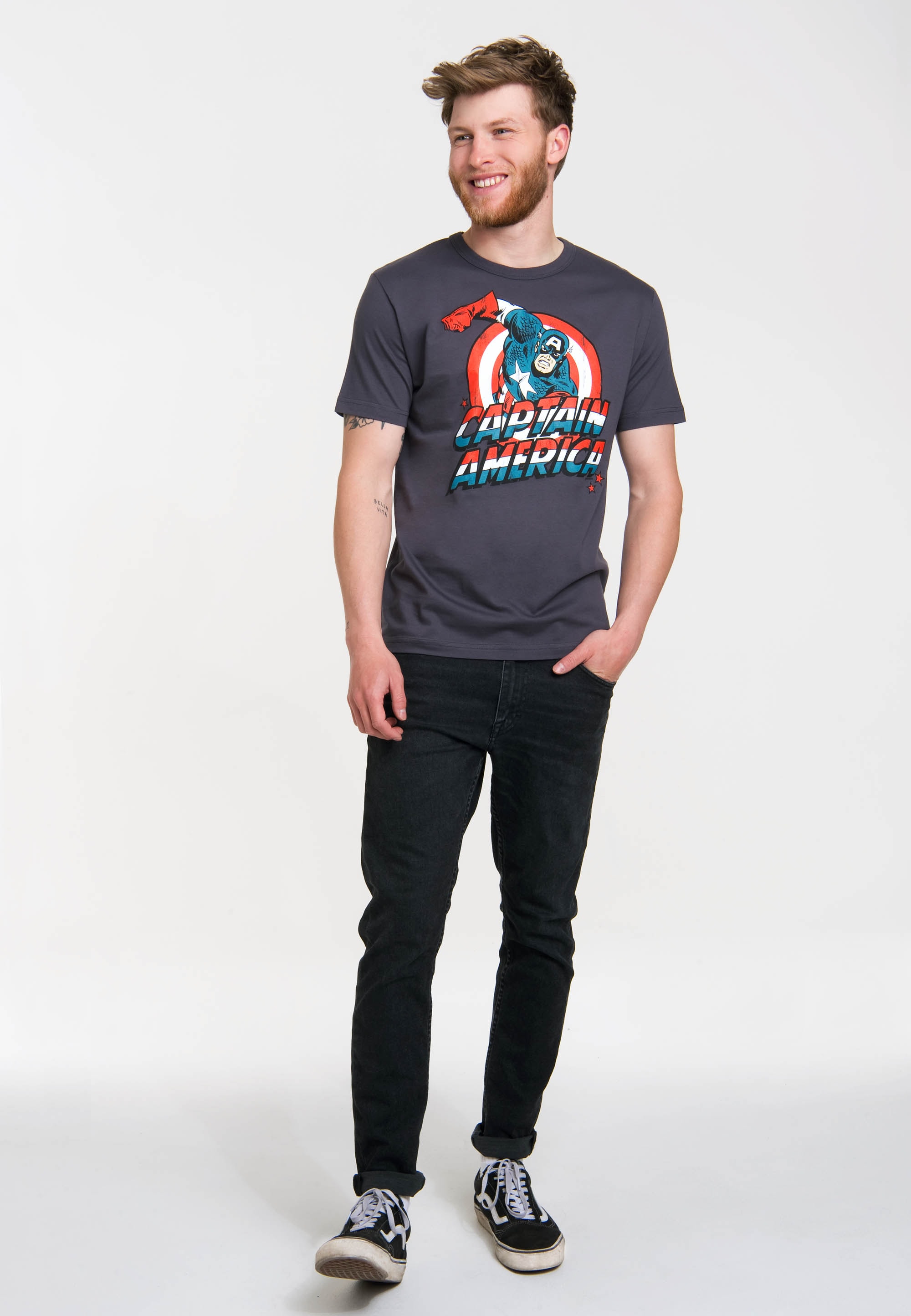 LOGOSHIRT T-Shirt "Marvel Comics", mit lizenzierten Originaldesign günstig online kaufen