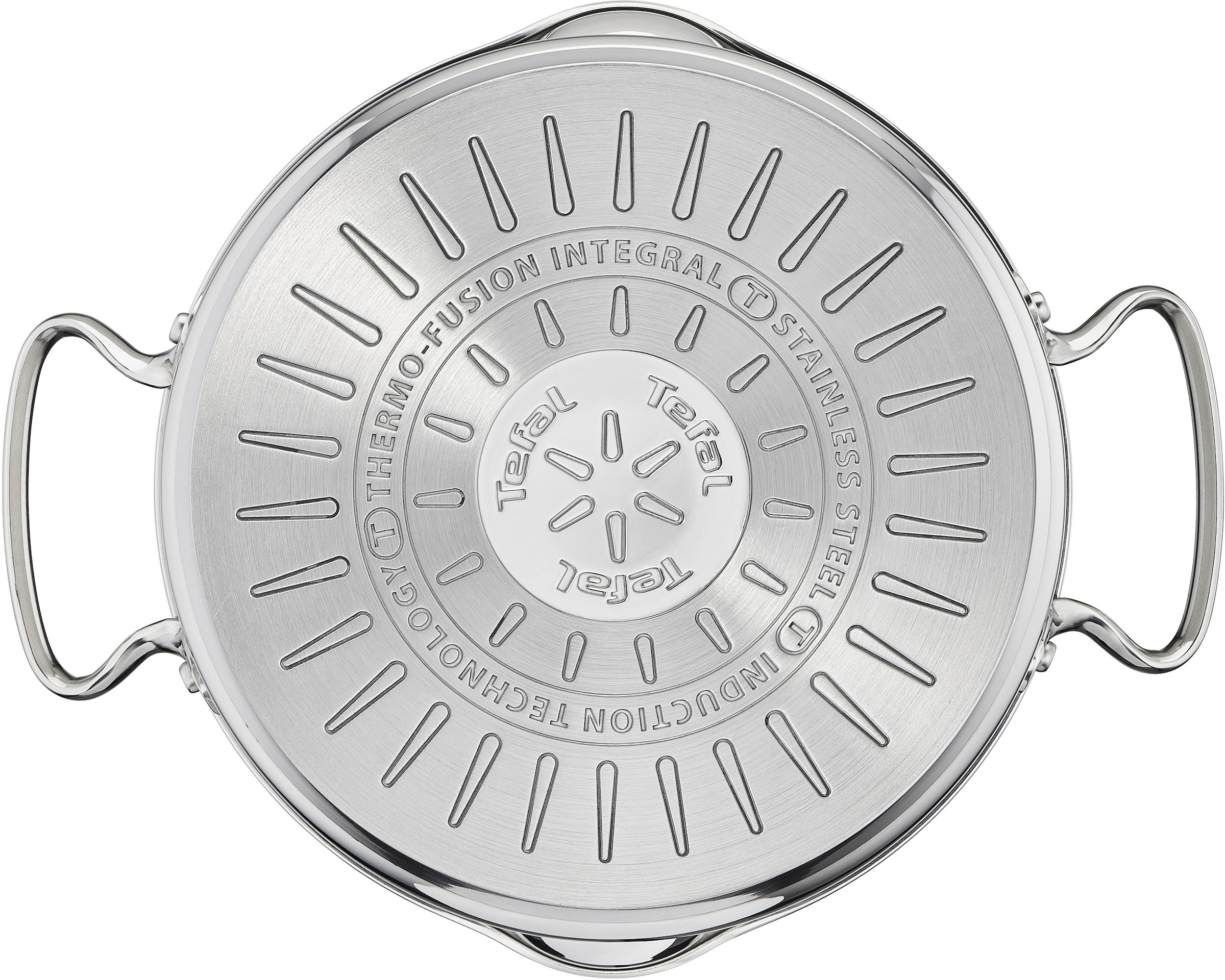 Tefal Kochtopf »Duetto+«, Edelstahl 18/10, hochglanzpoliert, Glasdeckel mit Siebfunktion