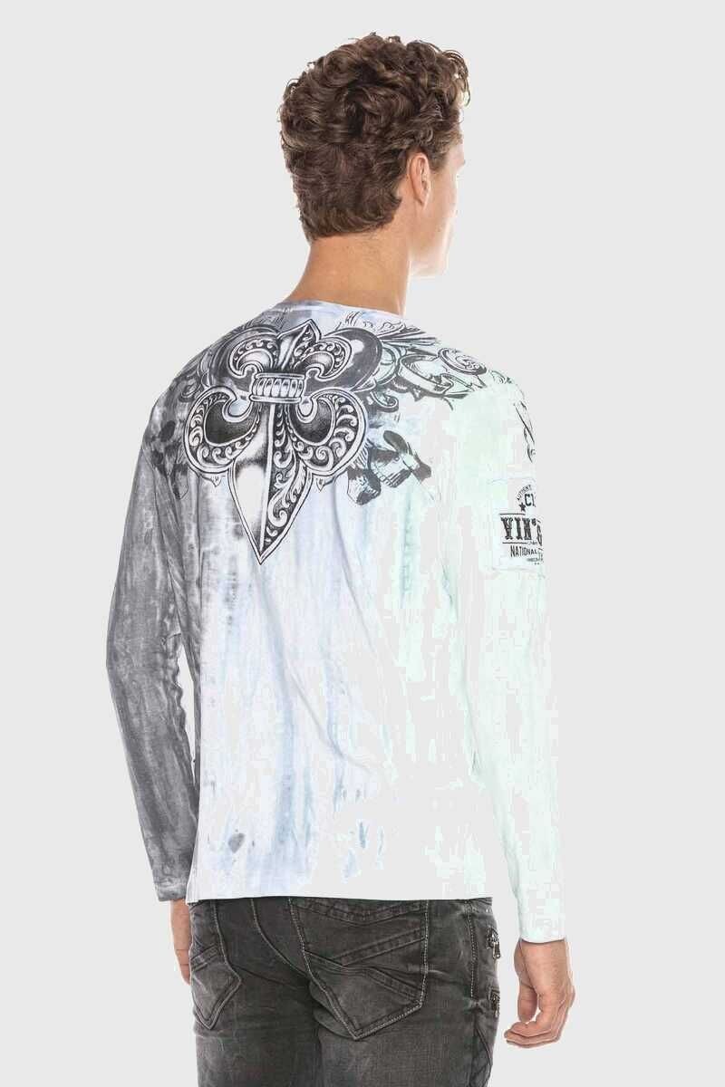 Cipo & Baxx T-Shirt »Sweatshirts« mit Ornament-Print