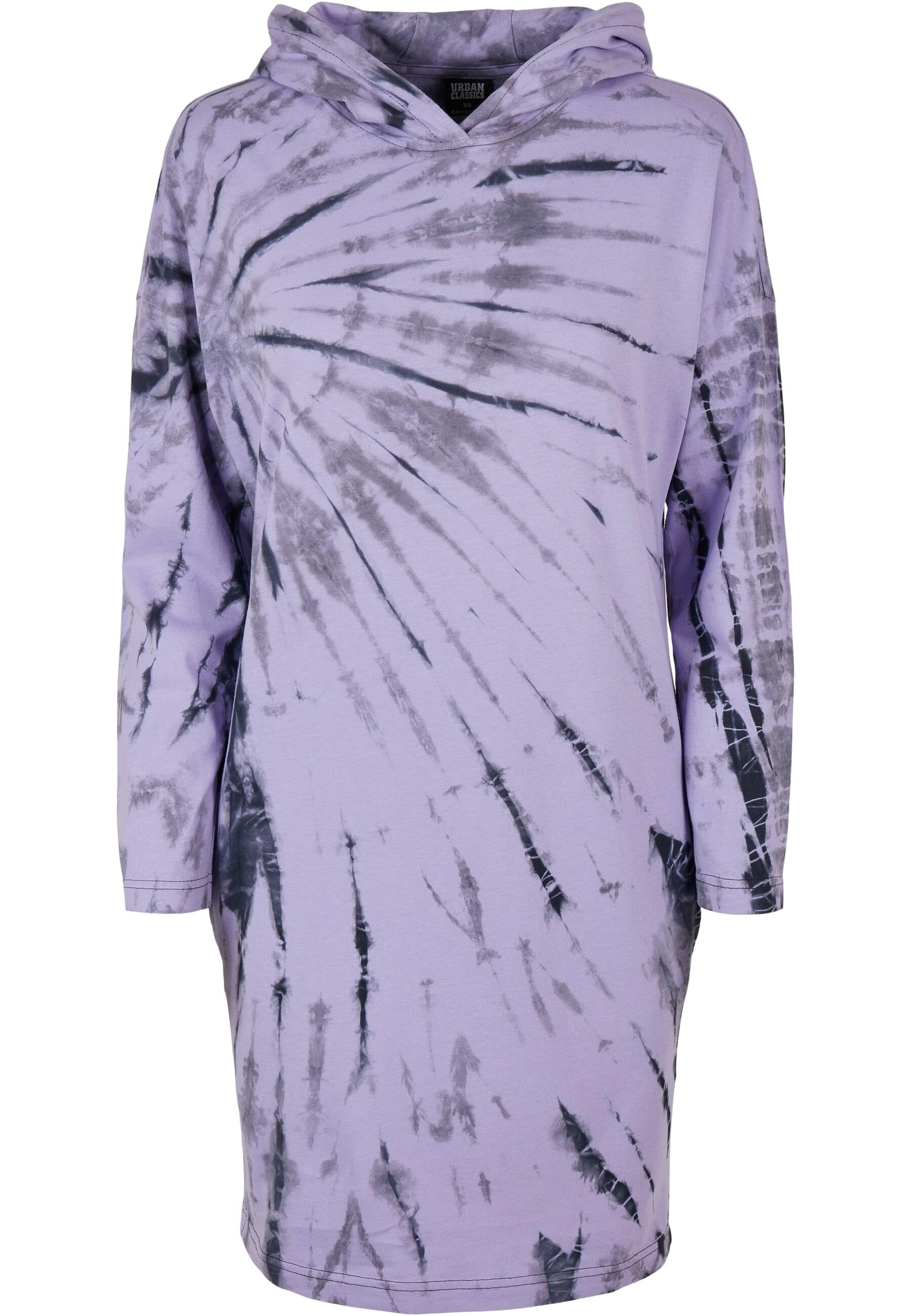 Shirtkleid »Urban Classics Damen Ladies Oversized Tie Dye Hoody Dress«, (1 tlg.)