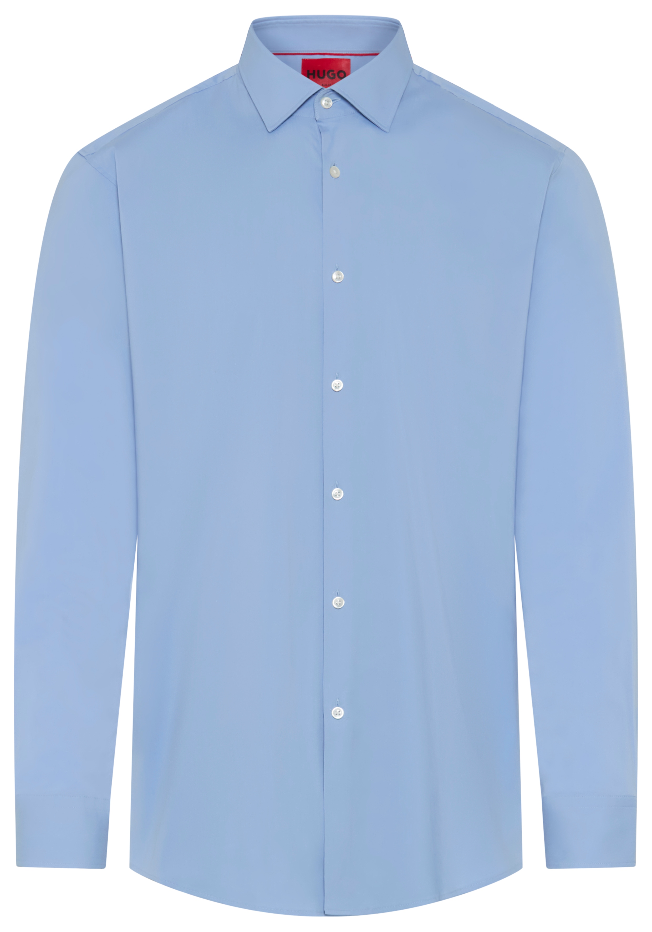 HUGO Businesshemd "Kenno Stretch-Cotton" Kentkragen, Slim Fit, Baumwoll-Mix