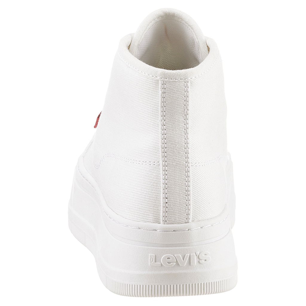Levi's® Kids Sneaker »MAUI LIGHT MID«, mit Gummi besetzte Spitze, Freizeitschuh, Halbschuh, Schnürschuh