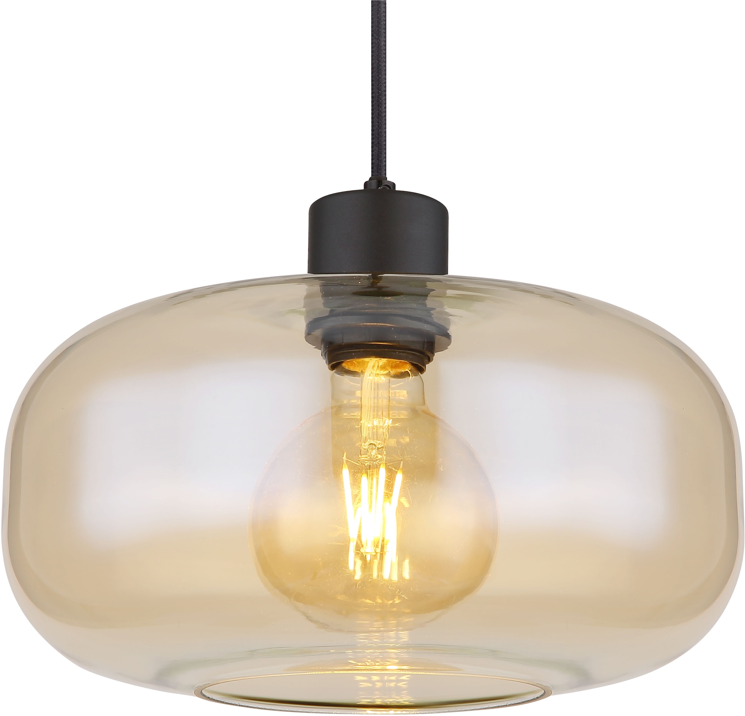 GLOBO LIGHTING Hängeleuchte »GIUSEPPE«, Leuchtmittel E27 | ohne Leuchtmittel, Hängelampe/Pendelleuchte/Esszimmer/Wohnzimmer/Esstisch
