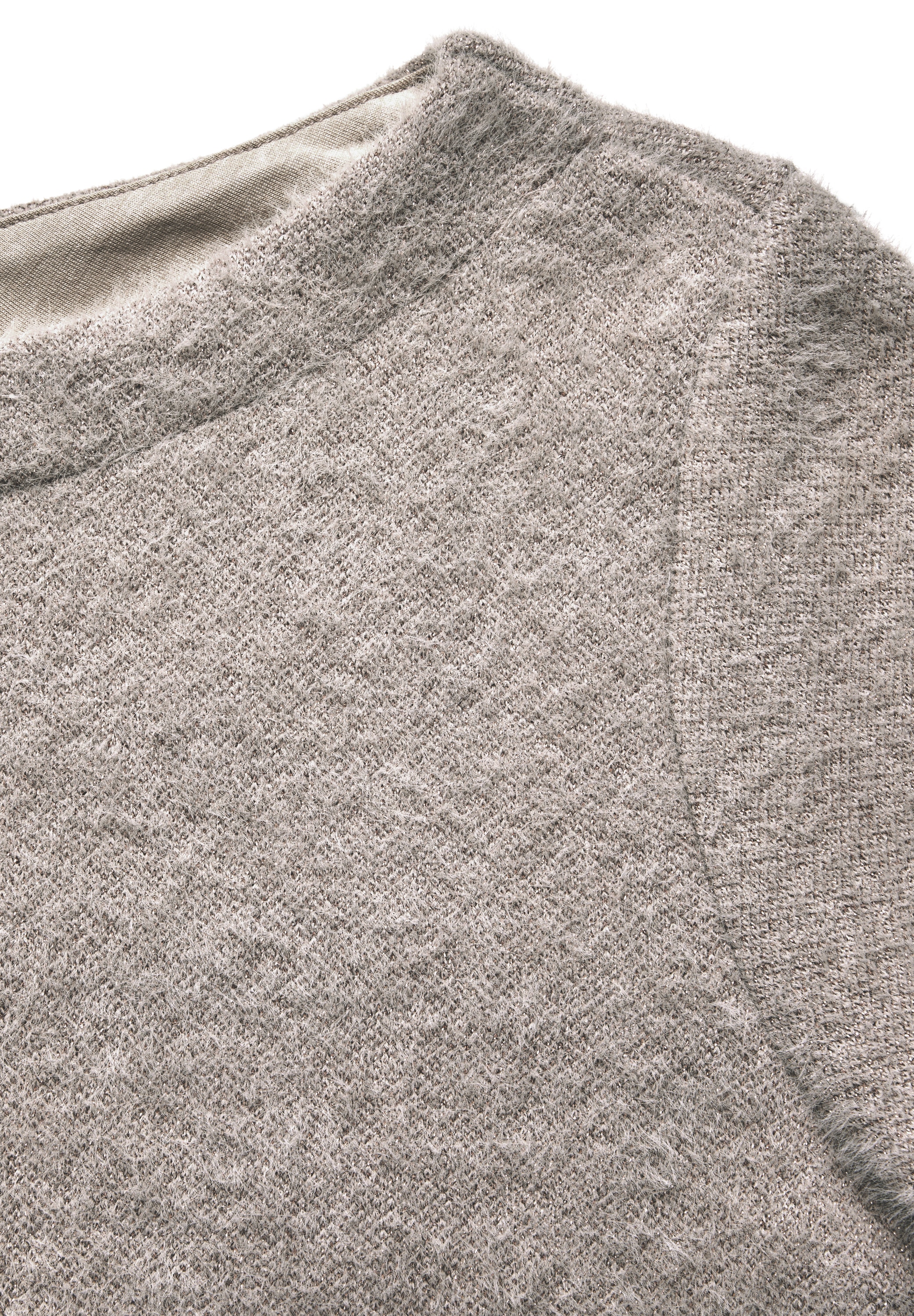 STREET ONE Langarmshirt, aus softem Materialmix