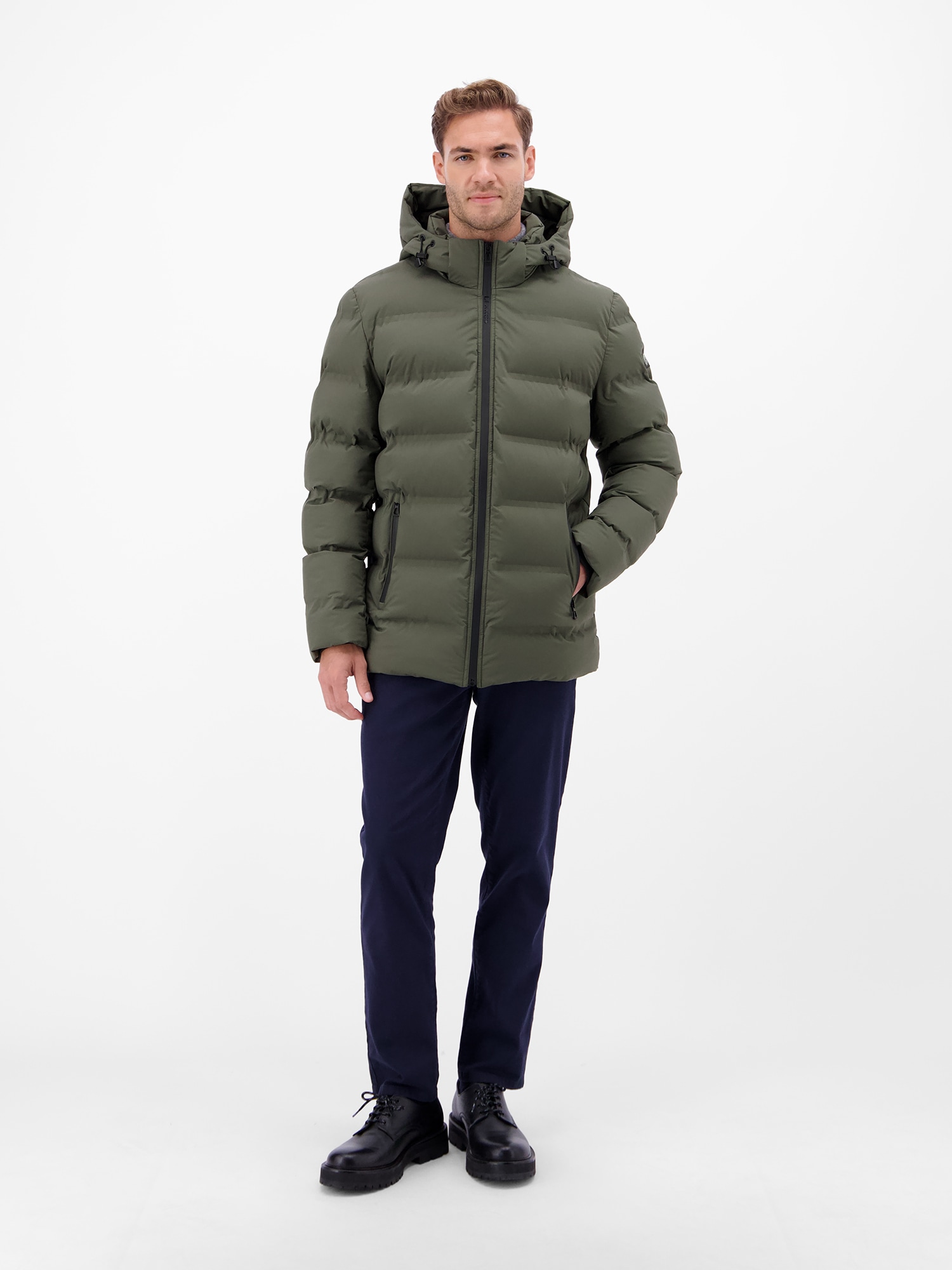 LERROS Winterjacke »Herren Winterjacke - smart und unkompliziert« mit Kapuze